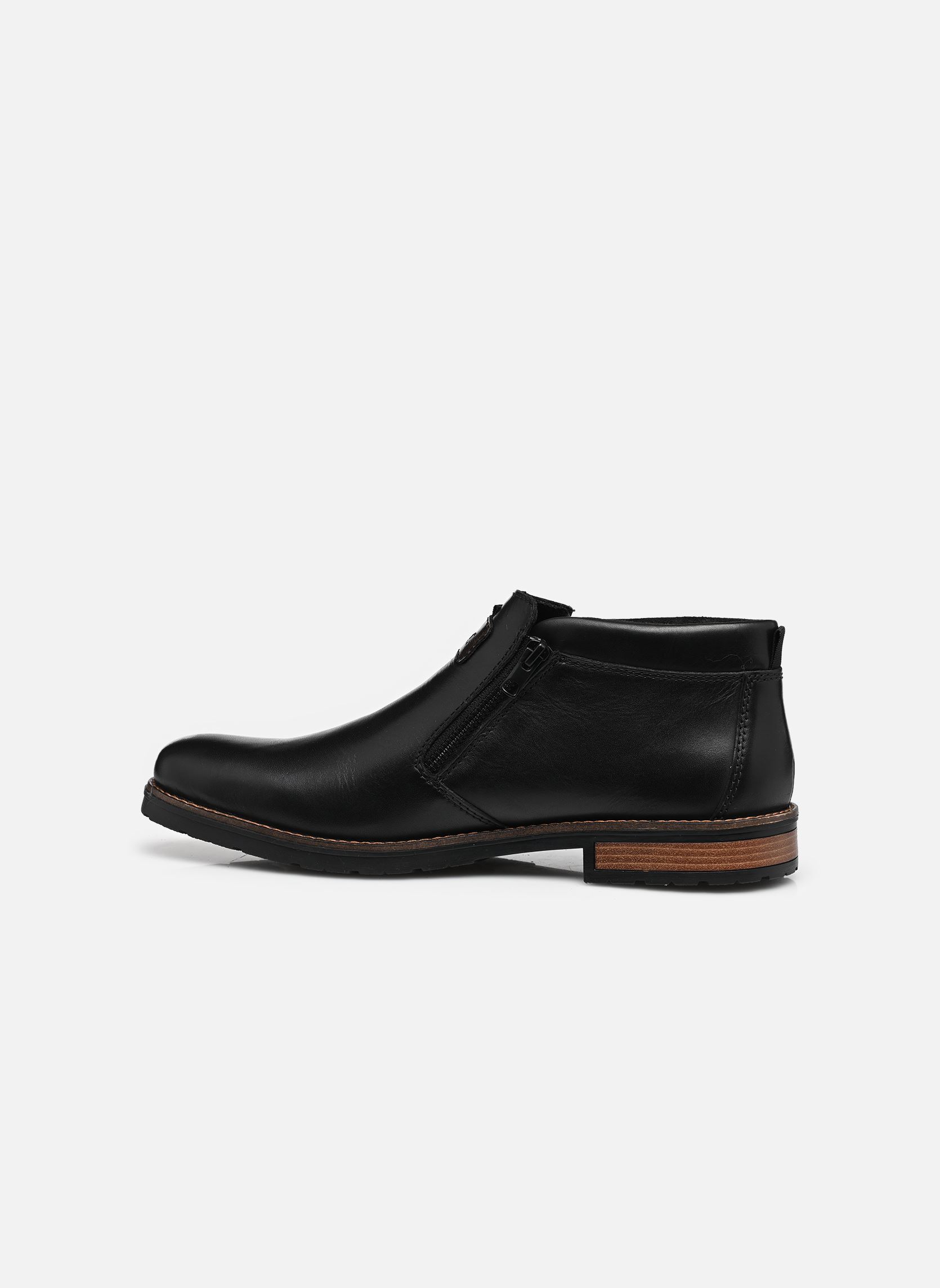 Enkellaarzen en boots 14656 heren zwart Rieker Enkellaarzen en boots 14656 heren zwart NERO/TOFFEE