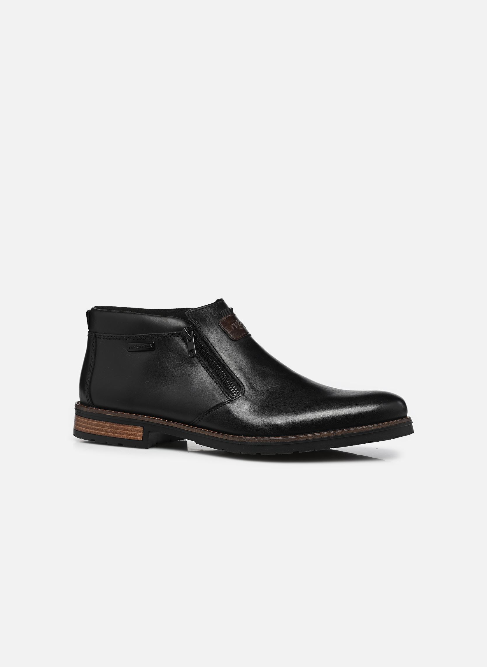 Enkellaarzen en boots 14656 heren zwart Rieker Enkellaarzen en boots 14656 heren zwart NERO/TOFFEE
