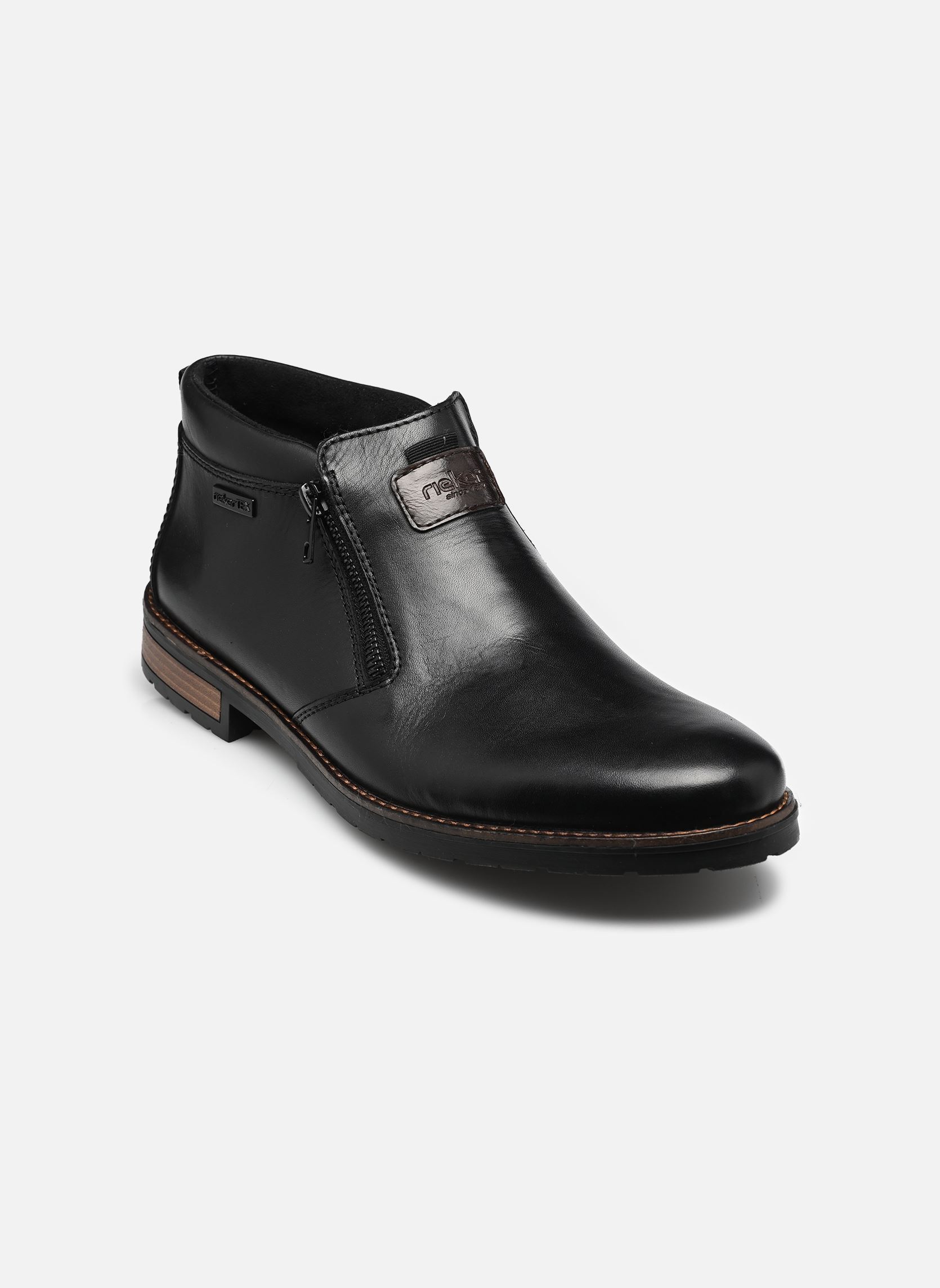 Enkellaarzen en boots 14656 heren zwart Rieker Enkellaarzen en boots 14656 heren zwart NERO/TOFFEE