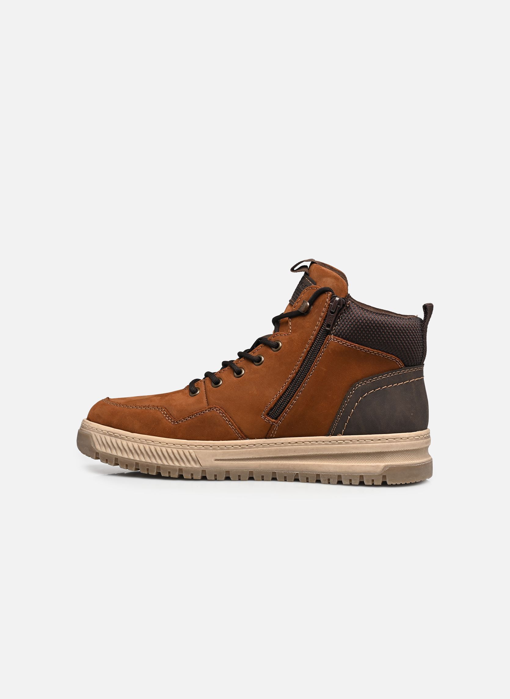 Baskets 38554 homme marron Rieker Baskets 38554 homme marron NOCE/MORO/MORO/SCHOKO