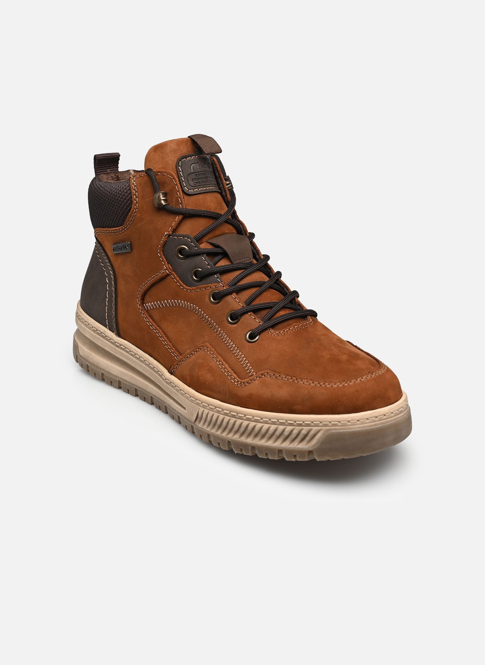 Baskets 38554 homme marron Rieker Baskets 38554 homme marron NOCE/MORO/MORO/SCHOKO