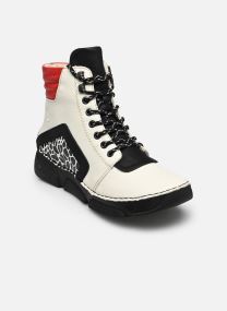 Bottines et boots 45904 femme blanc Rieker Bottines et boots 45904 femme blanc DIRTYWHITE/SCHWARZ/WEISS-SCHWA