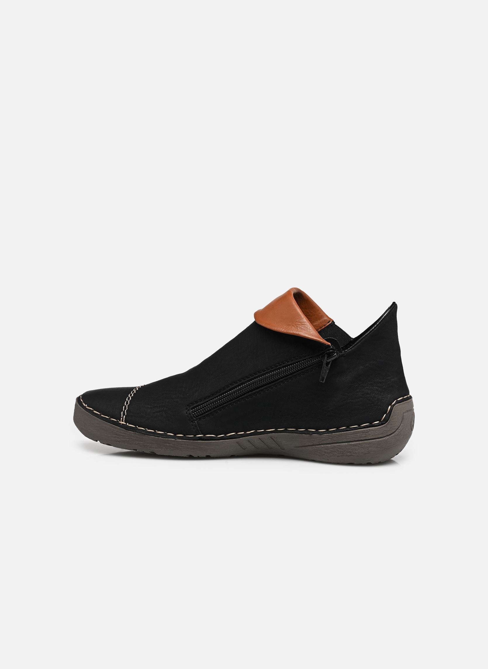 Sneakers 72581 dames zwart Rieker Sneakers 72581 dames zwart SCHWARZ/LEO-NUSS/CAYENNE