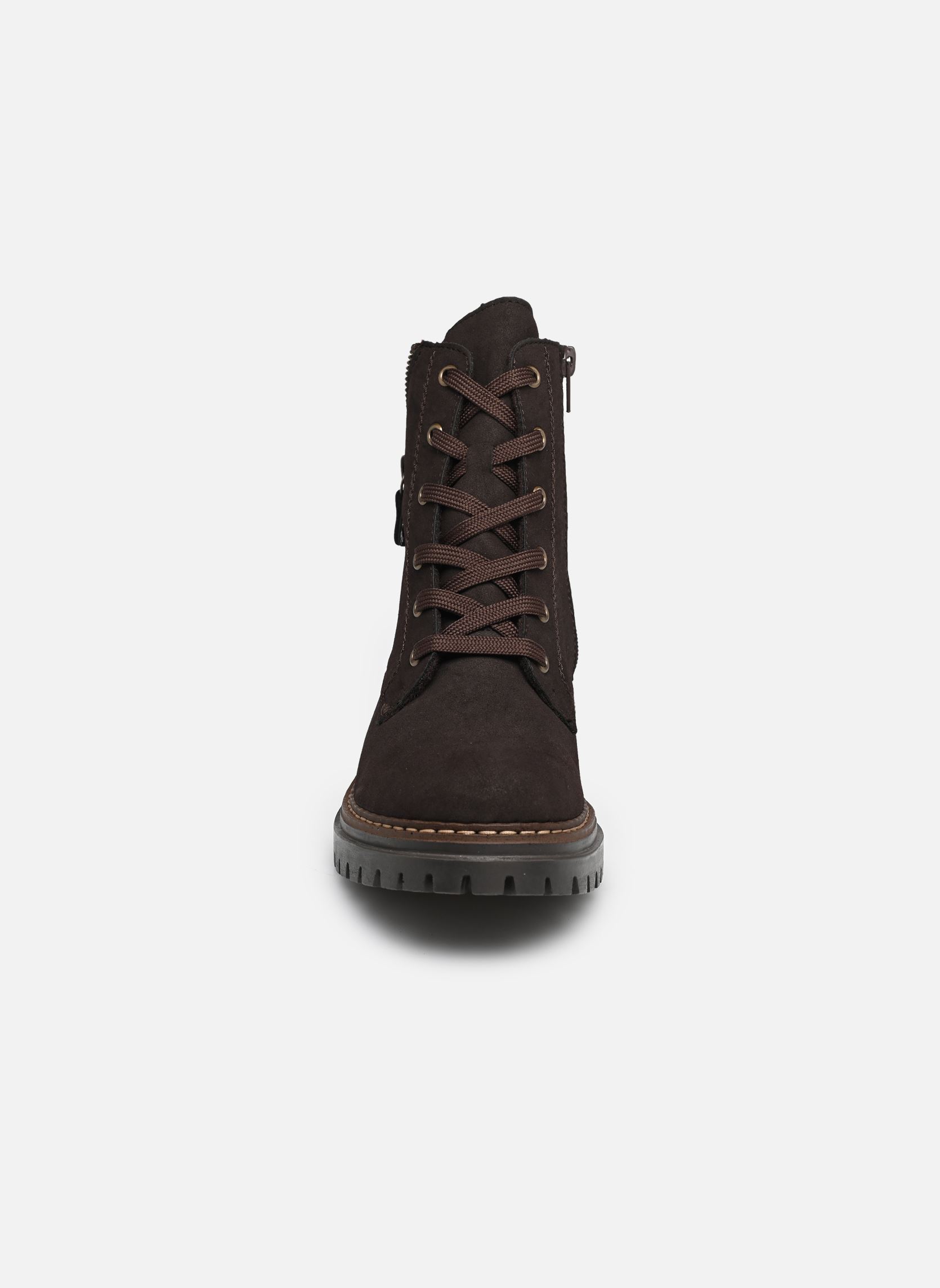 Enkellaarzen en boots 72617 dames bruin Rieker Enkellaarzen en boots 72617 dames bruin NOUGAT/ANTIK/ESPRESSO