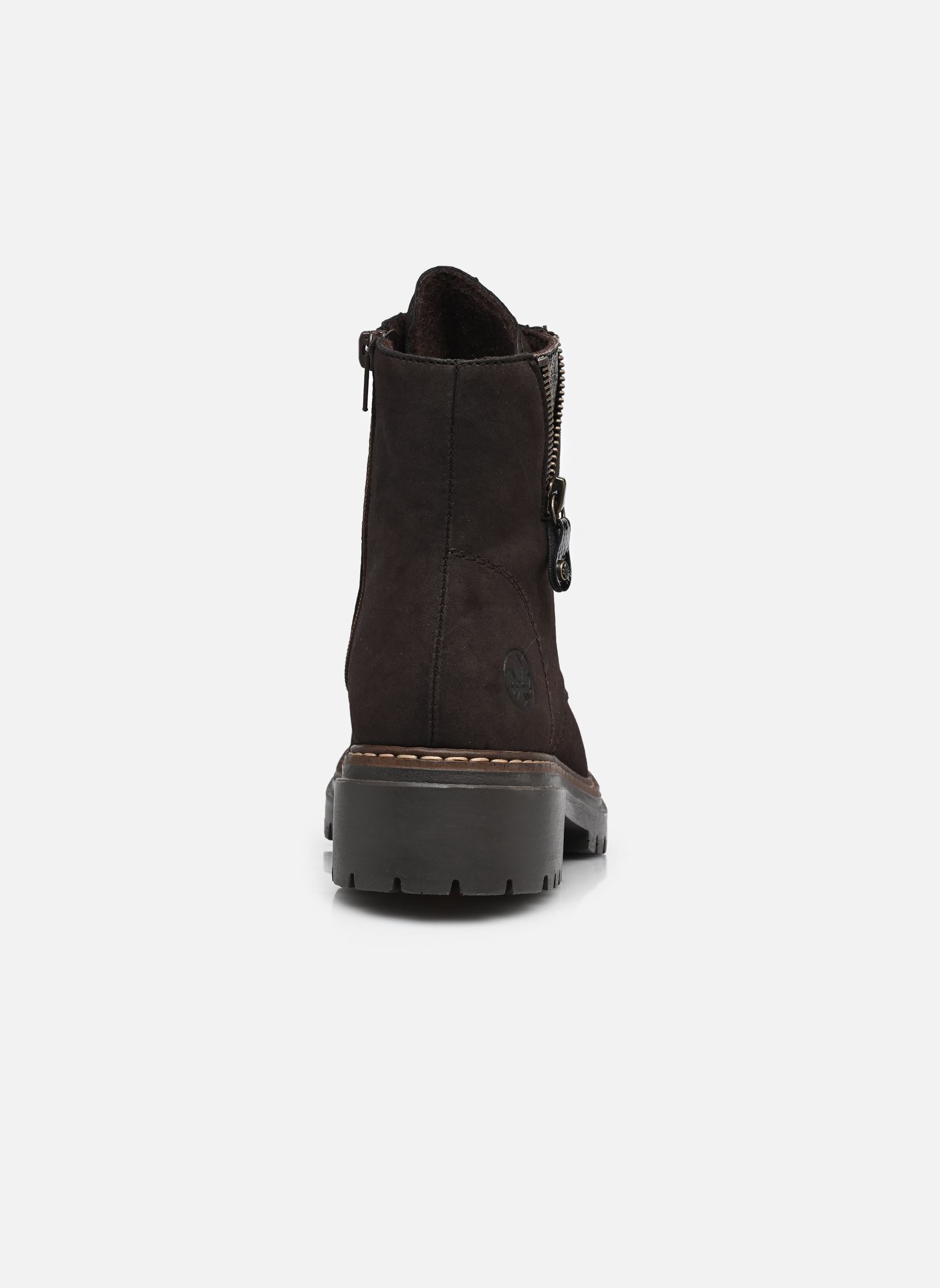 Enkellaarzen en boots 72617 dames bruin Rieker Enkellaarzen en boots 72617 dames bruin NOUGAT/ANTIK/ESPRESSO