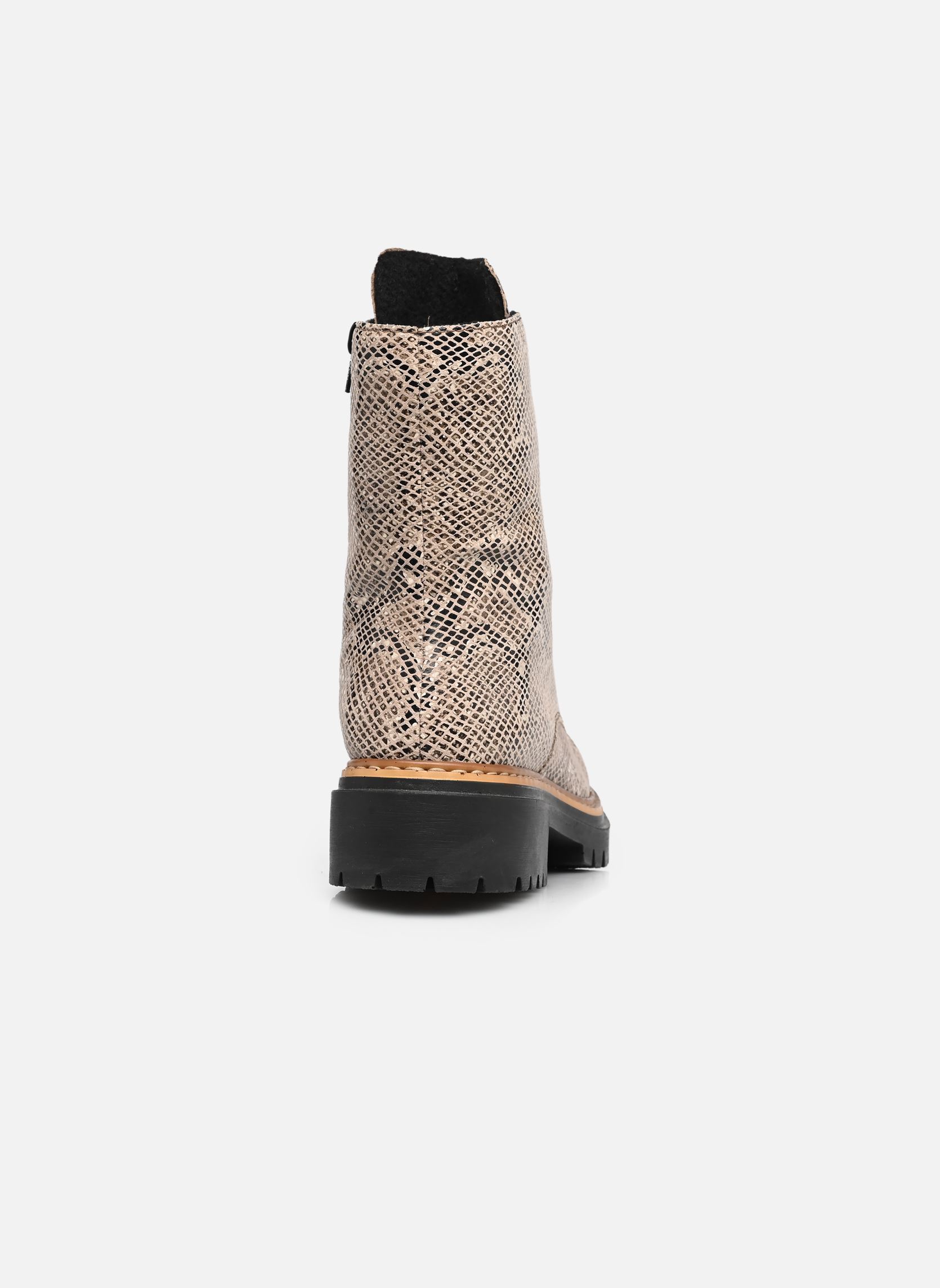 Enkellaarzen en boots 72627 dames beige Rieker Enkellaarzen en boots 72627 dames beige BEIGE-SCHWARZ