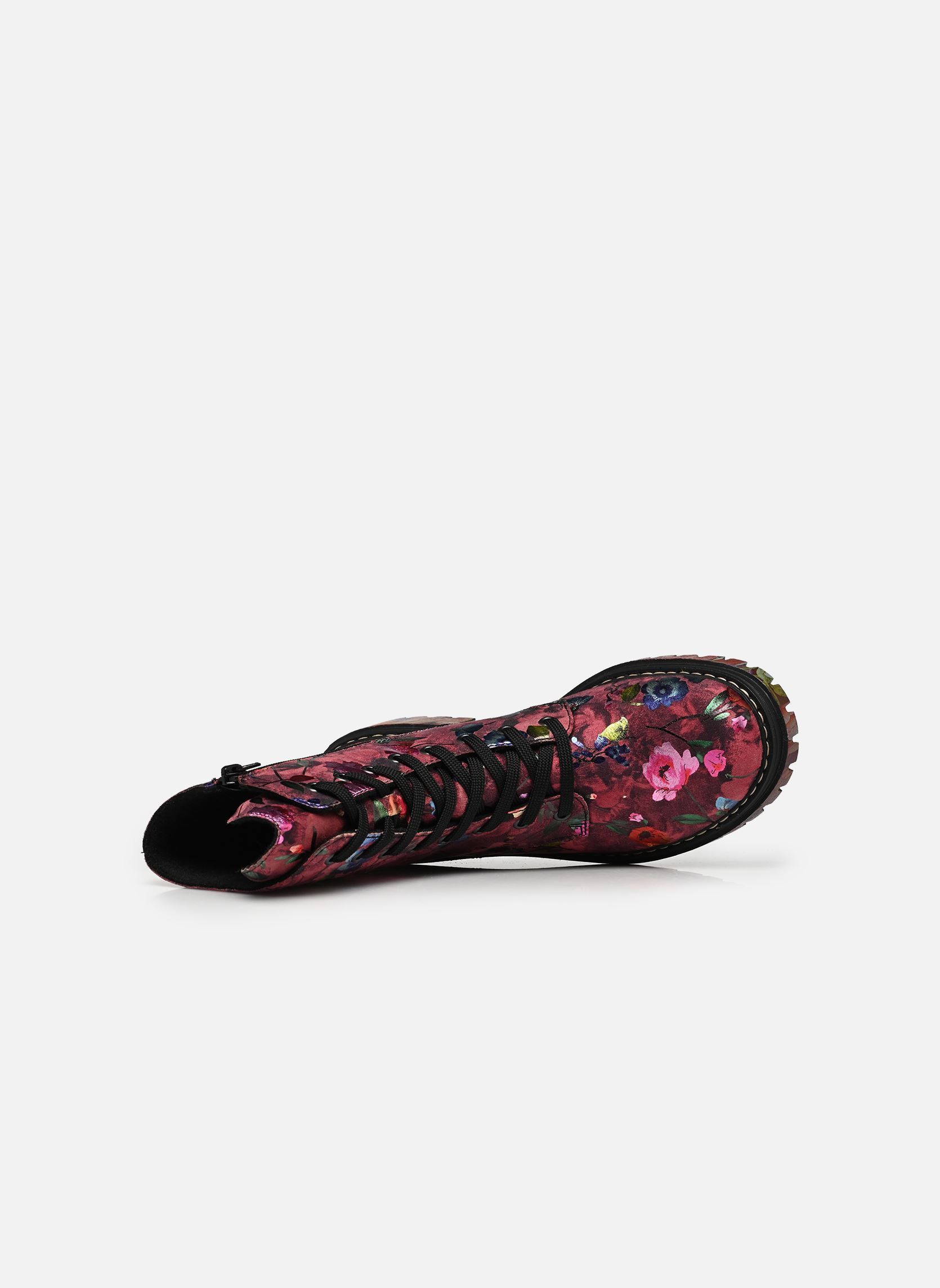 Enkellaarzen en boots 72627 dames roze Rieker Enkellaarzen en boots 72627 dames roze MULTICOLORE