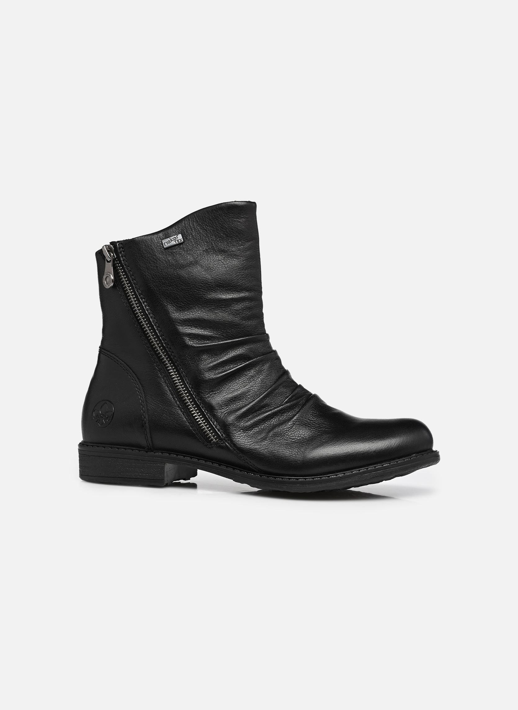 Enkellaarzen en boots 74853 dames zwart Rieker Enkellaarzen en boots 74853 dames zwart SCHWARZ/SCHWARZ