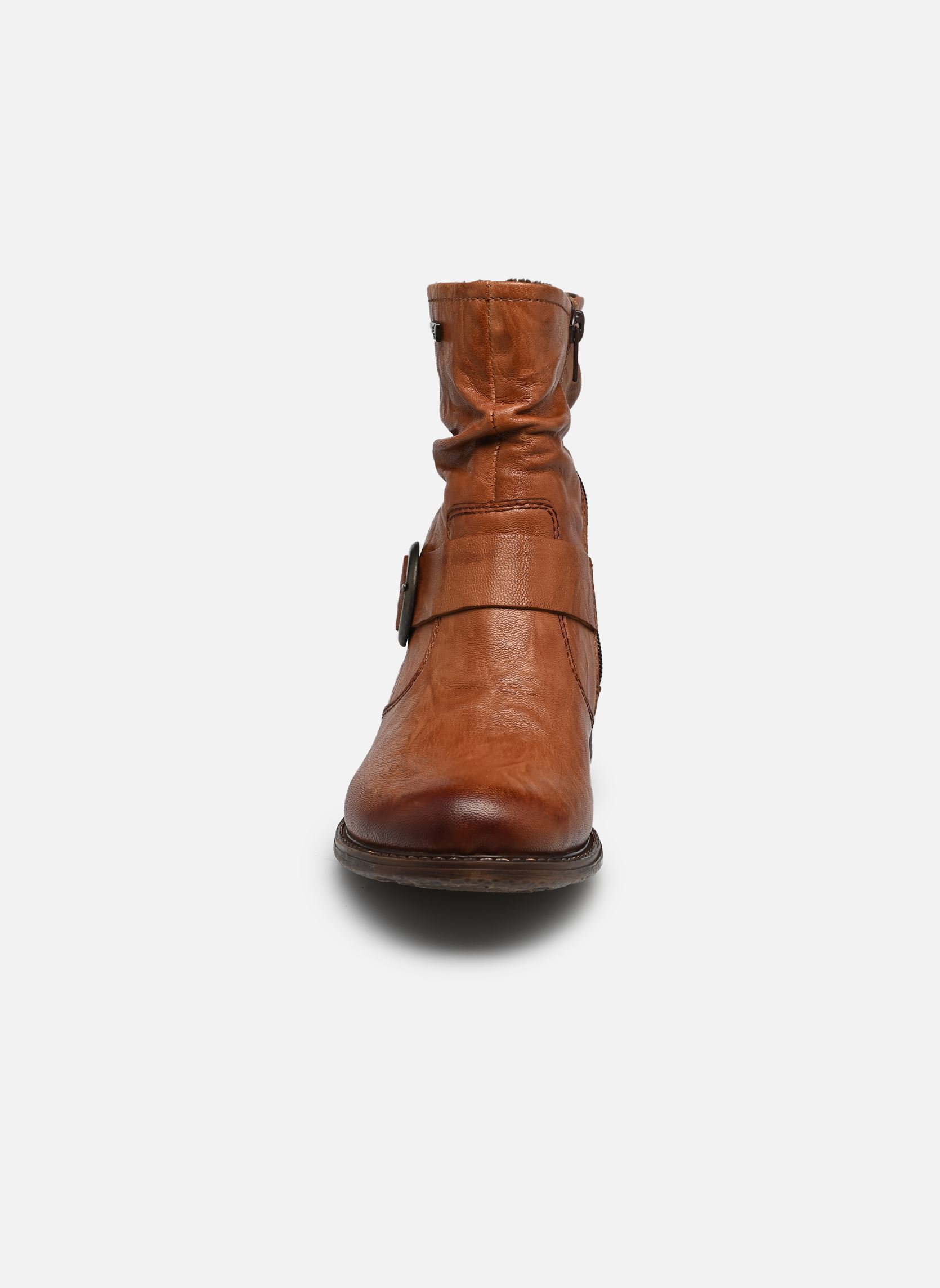 Enkellaarzen en boots 74857 dames bruin Rieker Enkellaarzen en boots 74857 dames bruin CUOIO