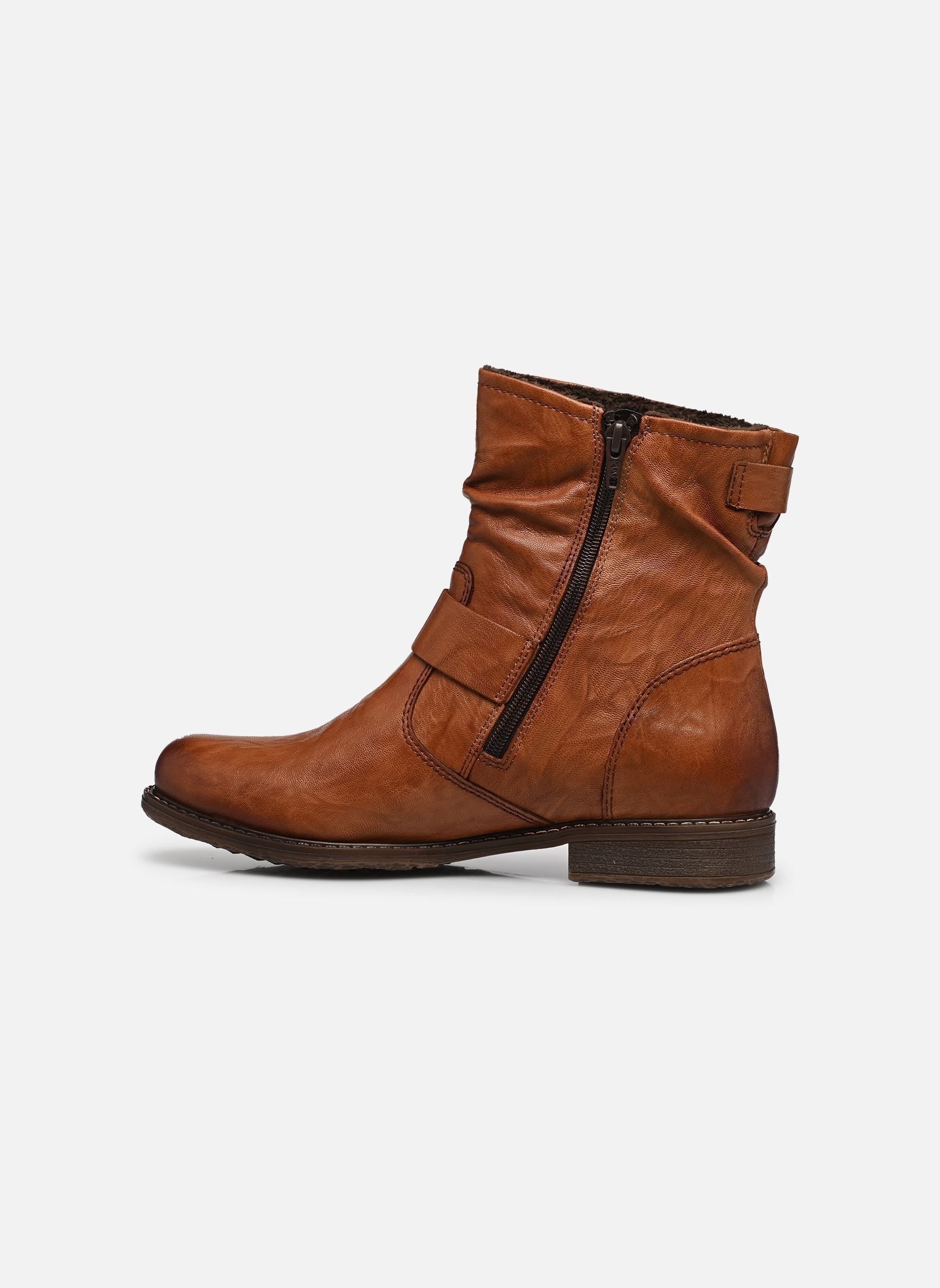 Enkellaarzen en boots 74857 dames bruin Rieker Enkellaarzen en boots 74857 dames bruin CUOIO