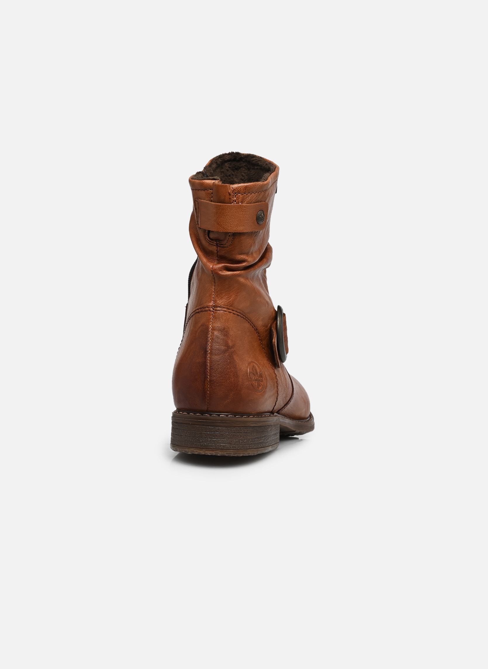 Enkellaarzen en boots 74857 dames bruin Rieker Enkellaarzen en boots 74857 dames bruin CUOIO
