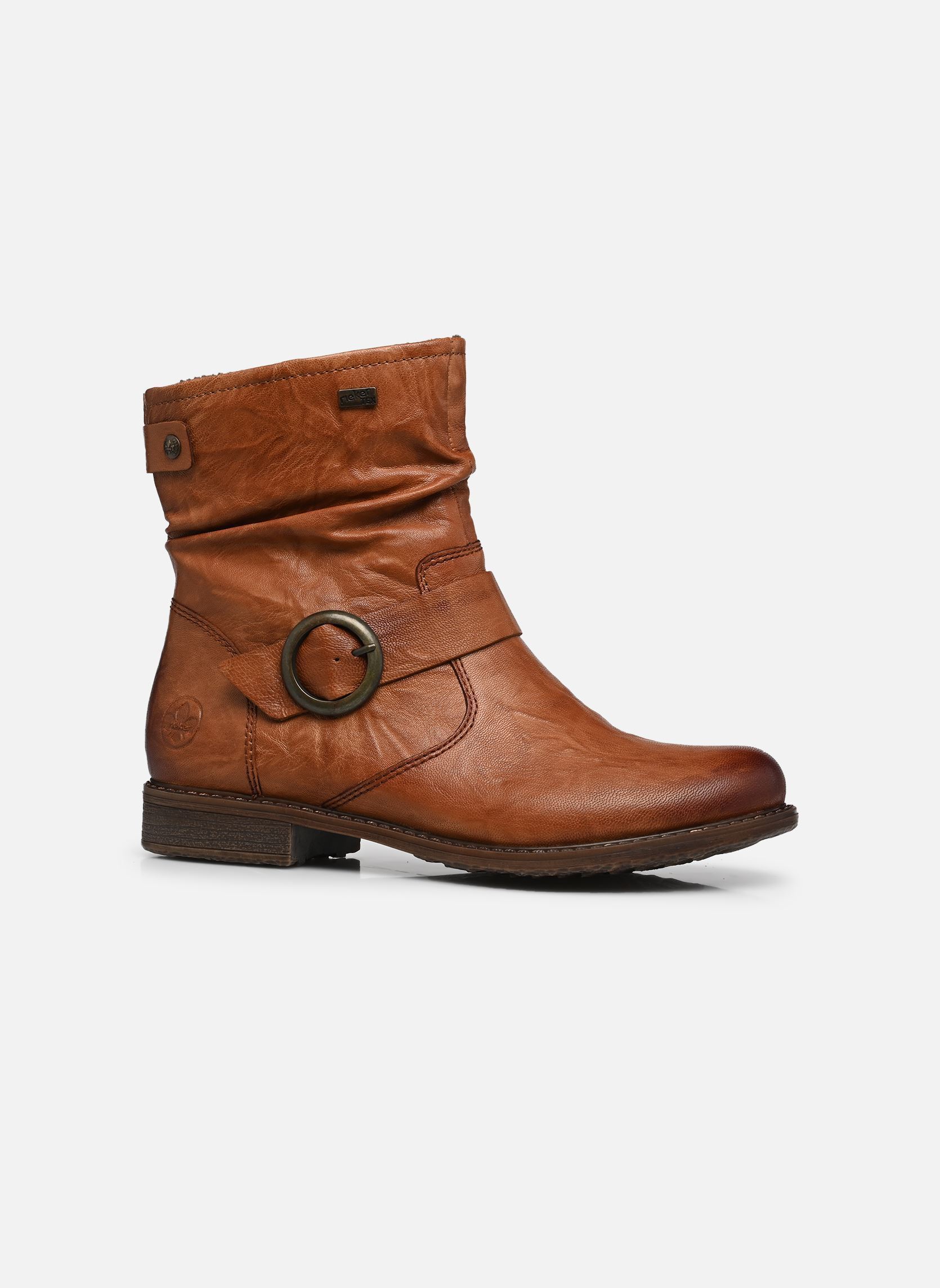 Enkellaarzen en boots 74857 dames bruin Rieker Enkellaarzen en boots 74857 dames bruin CUOIO