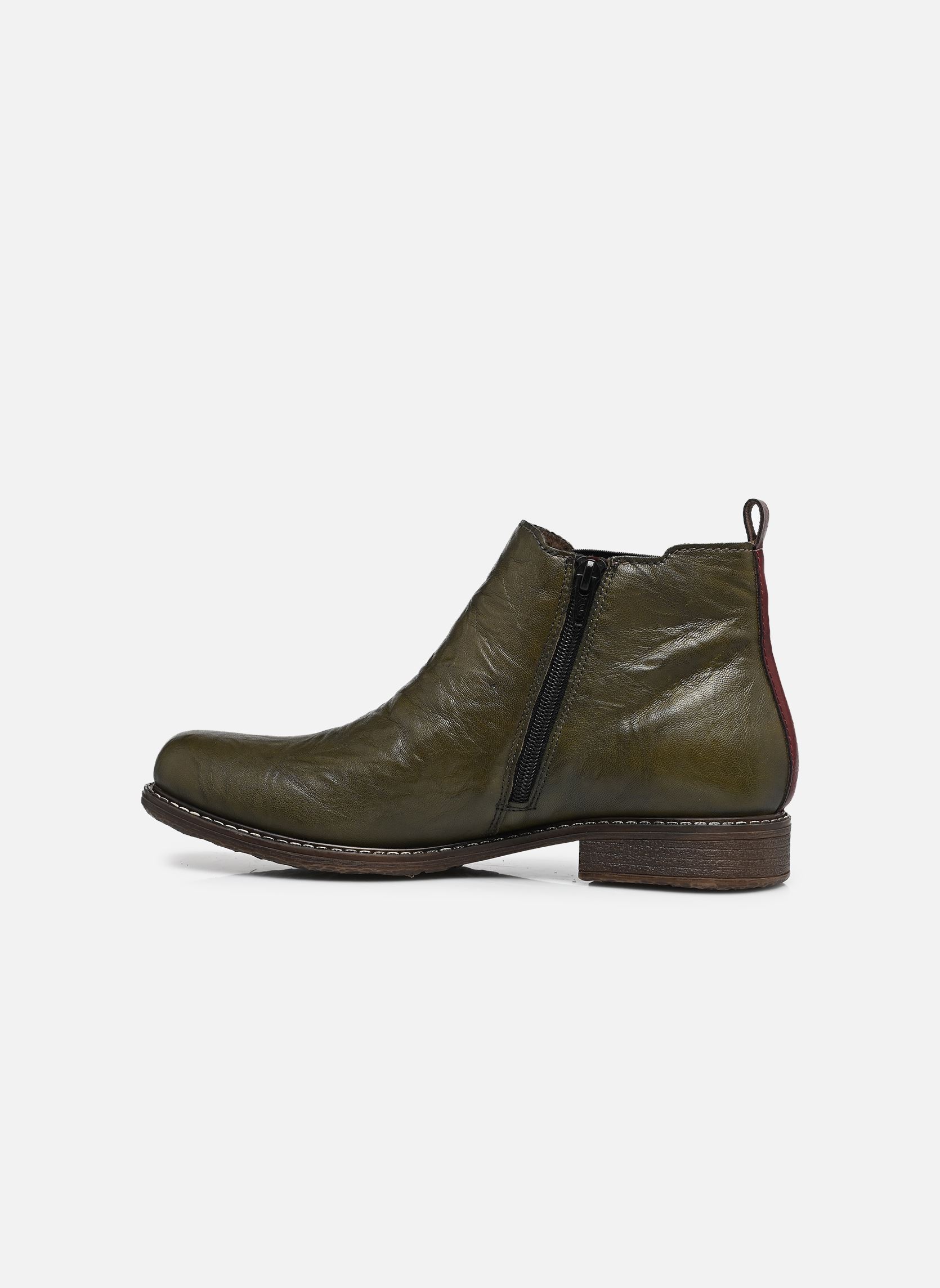 Enkellaarzen en boots 74860 dames groen Rieker Enkellaarzen en boots 74860 dames groen EFEU/WINE