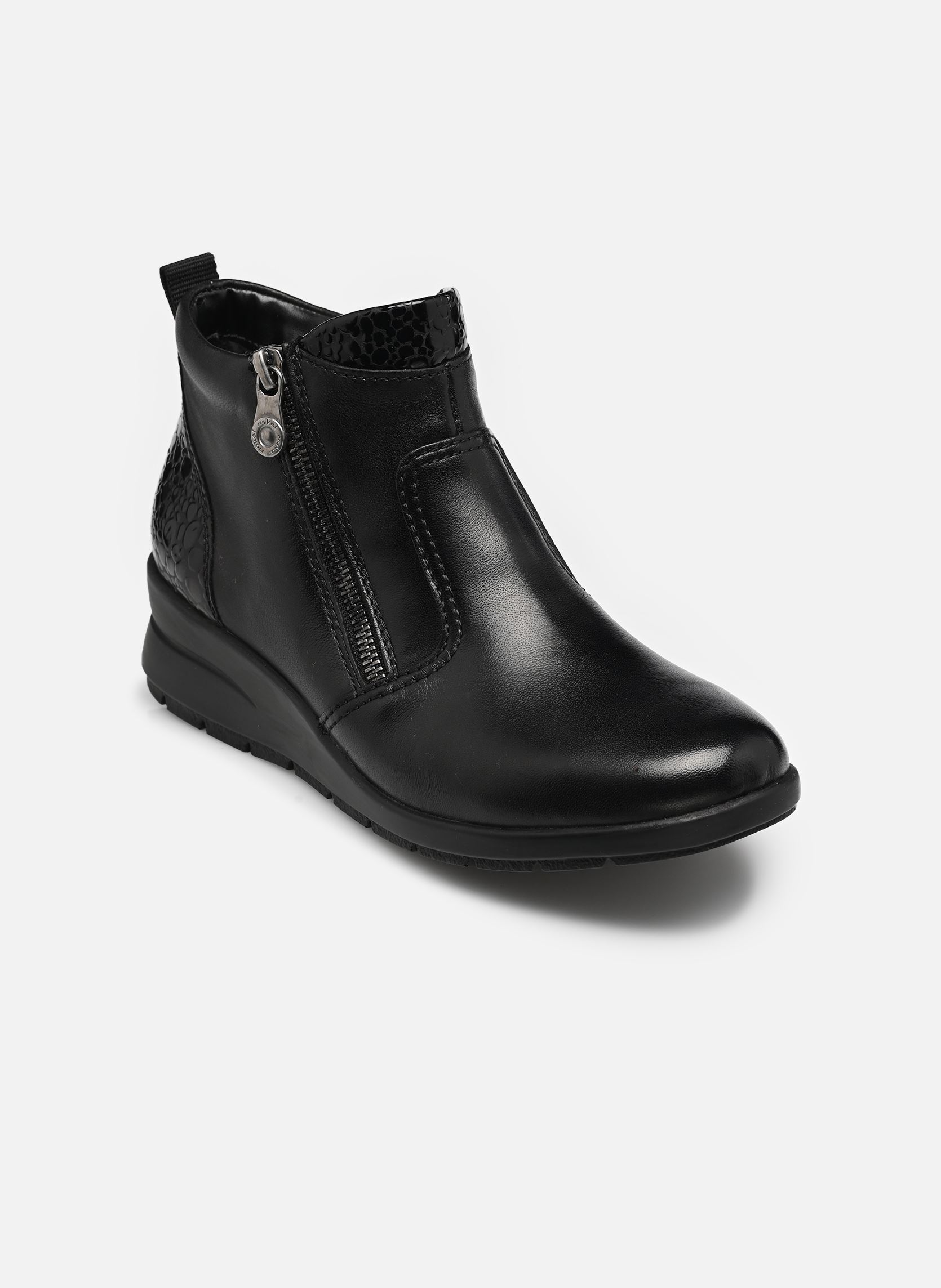Bottines et boots L4861 femme noir Rieker Bottines et boots L4861 femme noir SCHWARZ/GRANIT