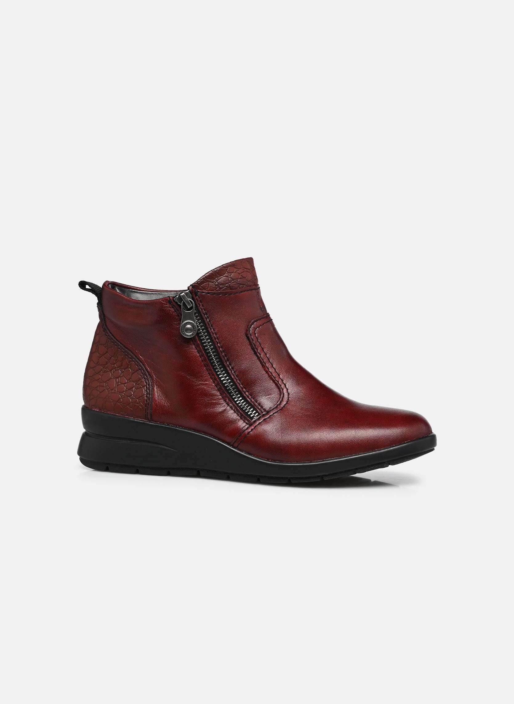 Enkellaarzen en boots L4861 dames bordeaux Rieker Enkellaarzen en boots L4861 dames bordeaux WEINROT/WINE