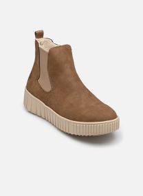 Enkellaarzen en boots Y6151 dames bruin