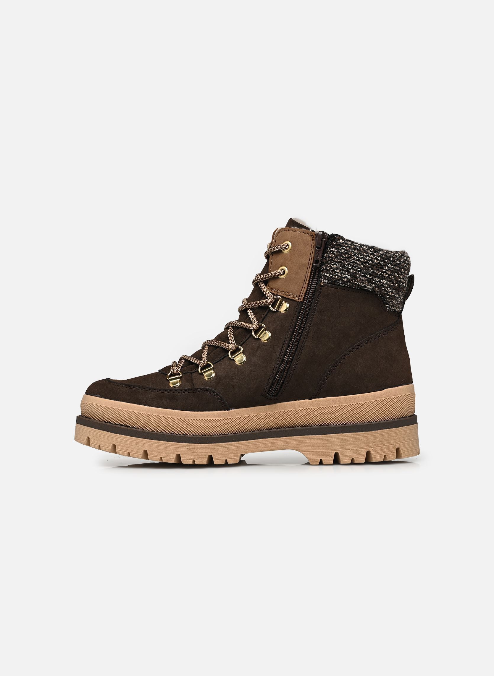 Enkellaarzen en boots Y6210 dames bruin Rieker Enkellaarzen en boots Y6210 dames bruin RANCHO/OAT/BRAUN-BEIGE