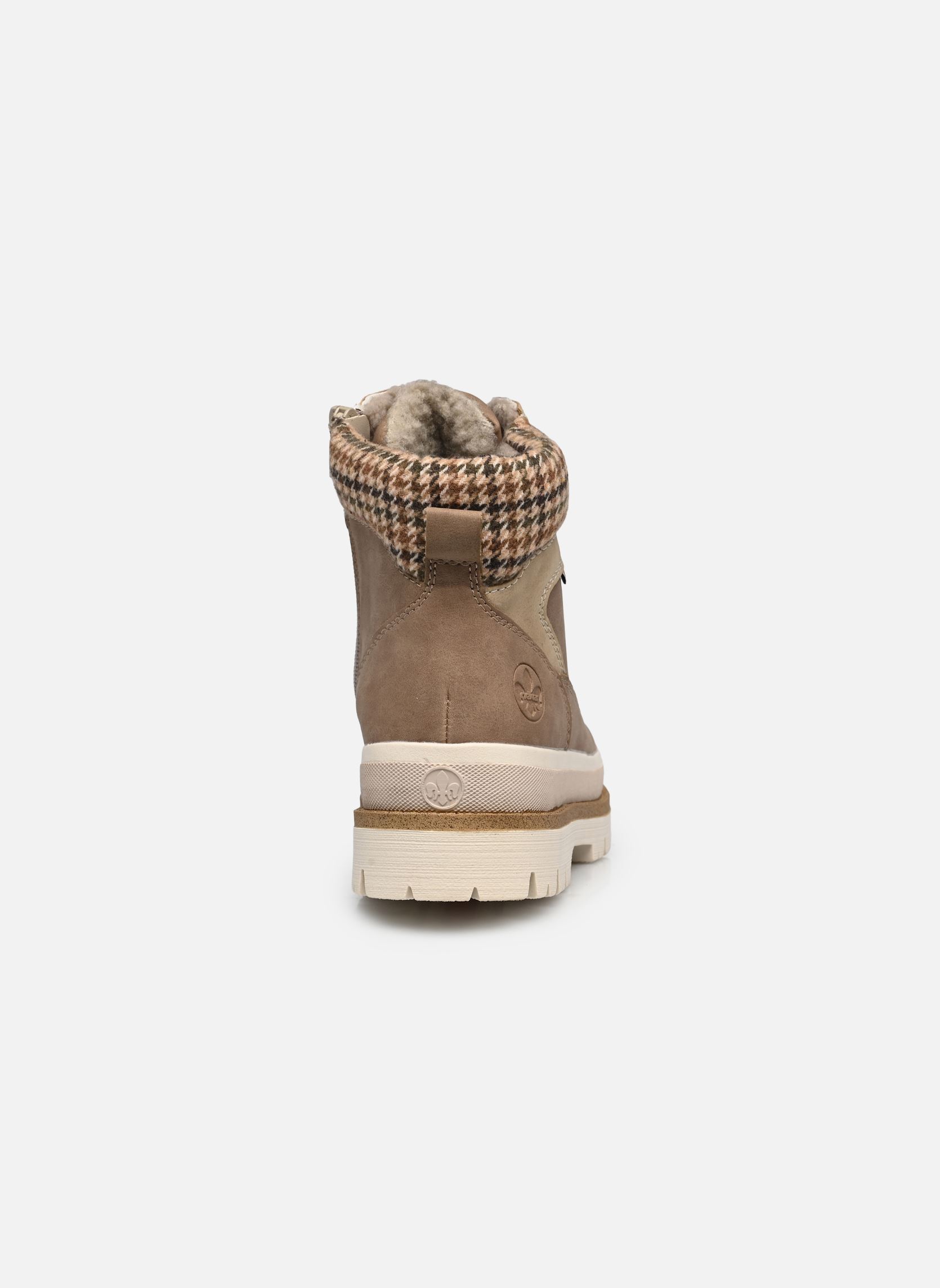Bottines et boots Y6210 femme marron Rieker Bottines et boots Y6210 femme marron FANGO/PORZELLAN/NATUR-MULTI