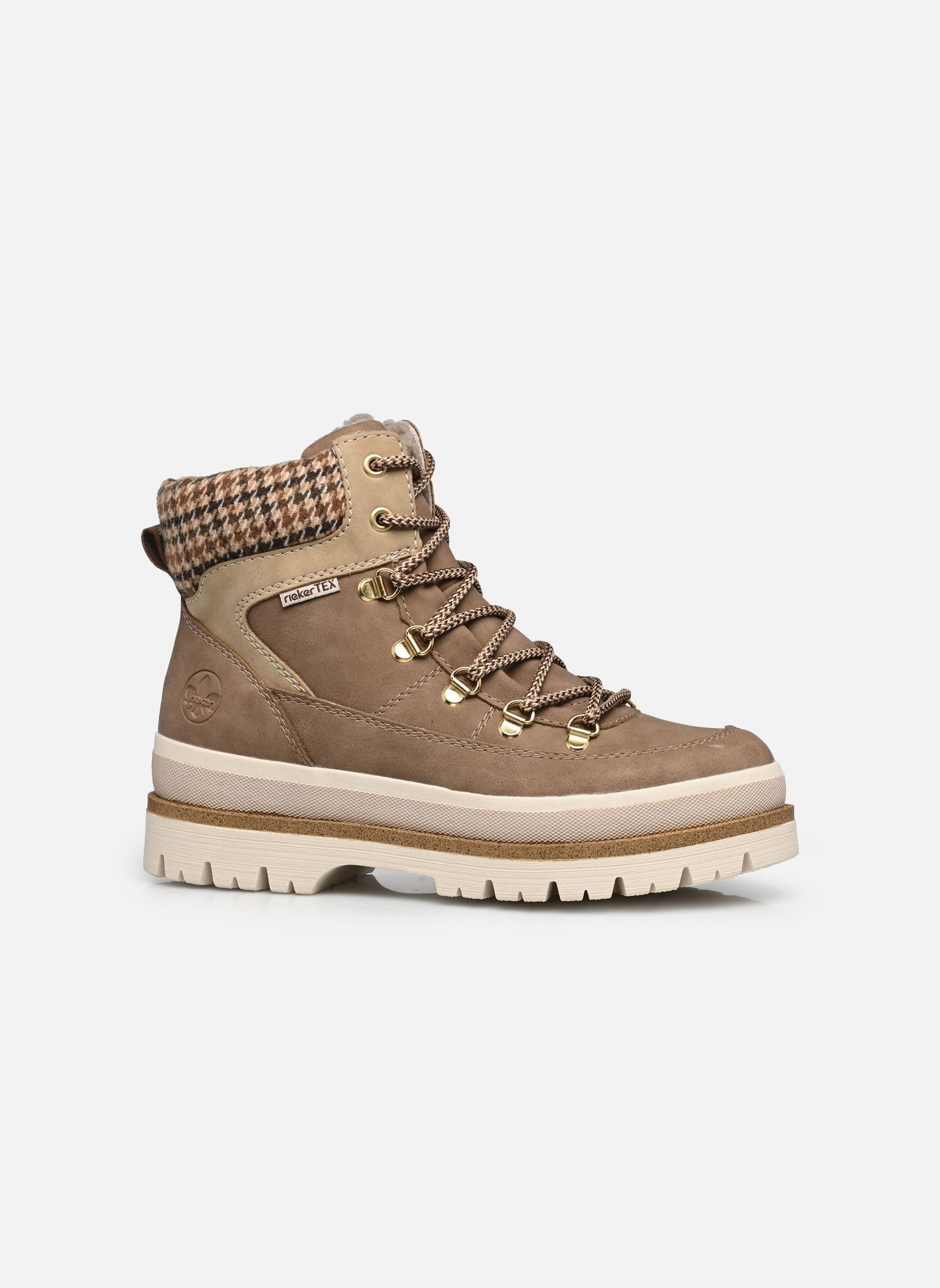 Bottines et boots Y6210 femme marron Rieker Bottines et boots Y6210 femme marron FANGO/PORZELLAN/NATUR-MULTI
