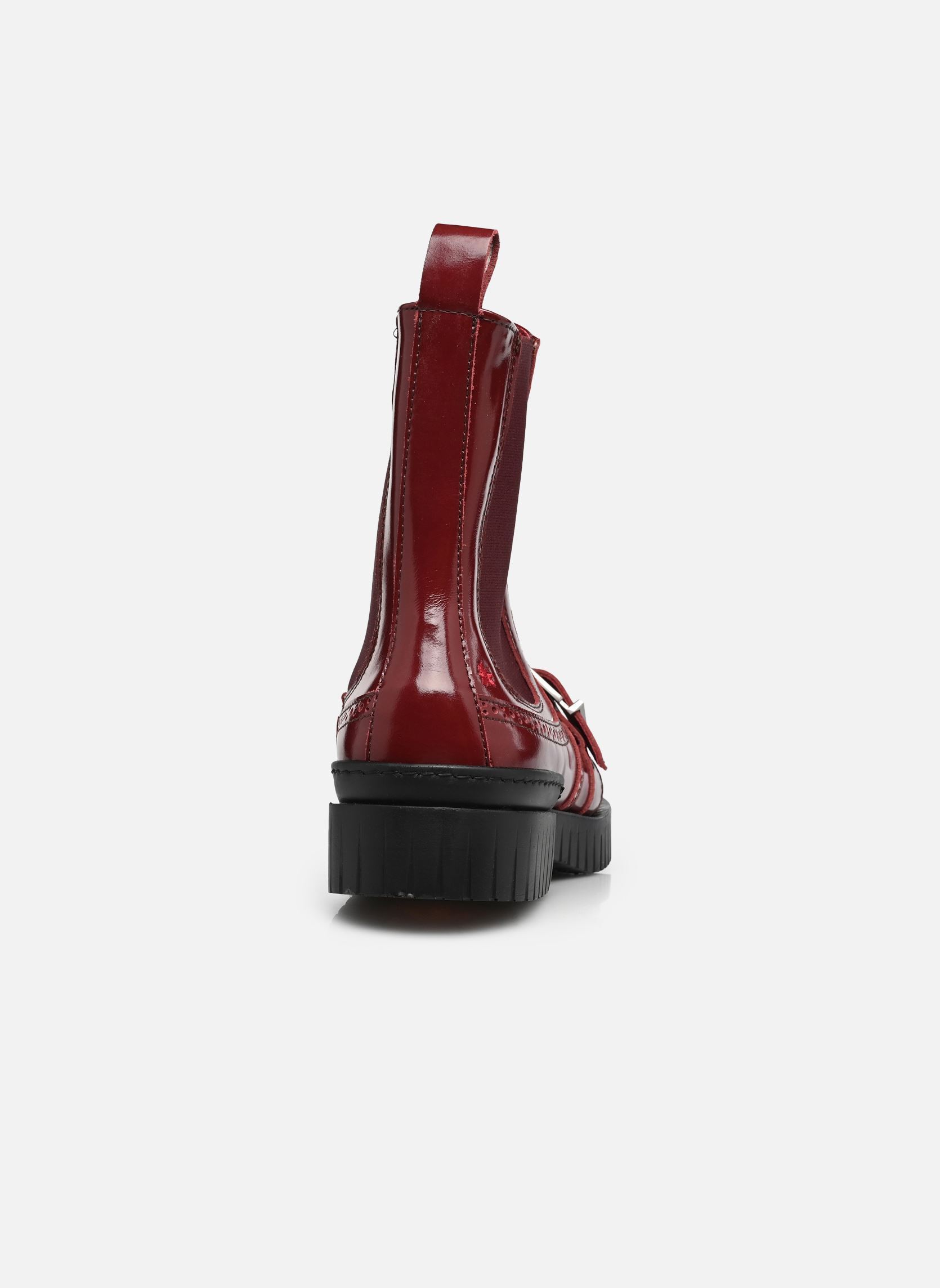 Enkellaarzen en boots OXFORD 1848 dames rood Art Enkellaarzen en boots OXFORD 1848 dames rood BURDEOS