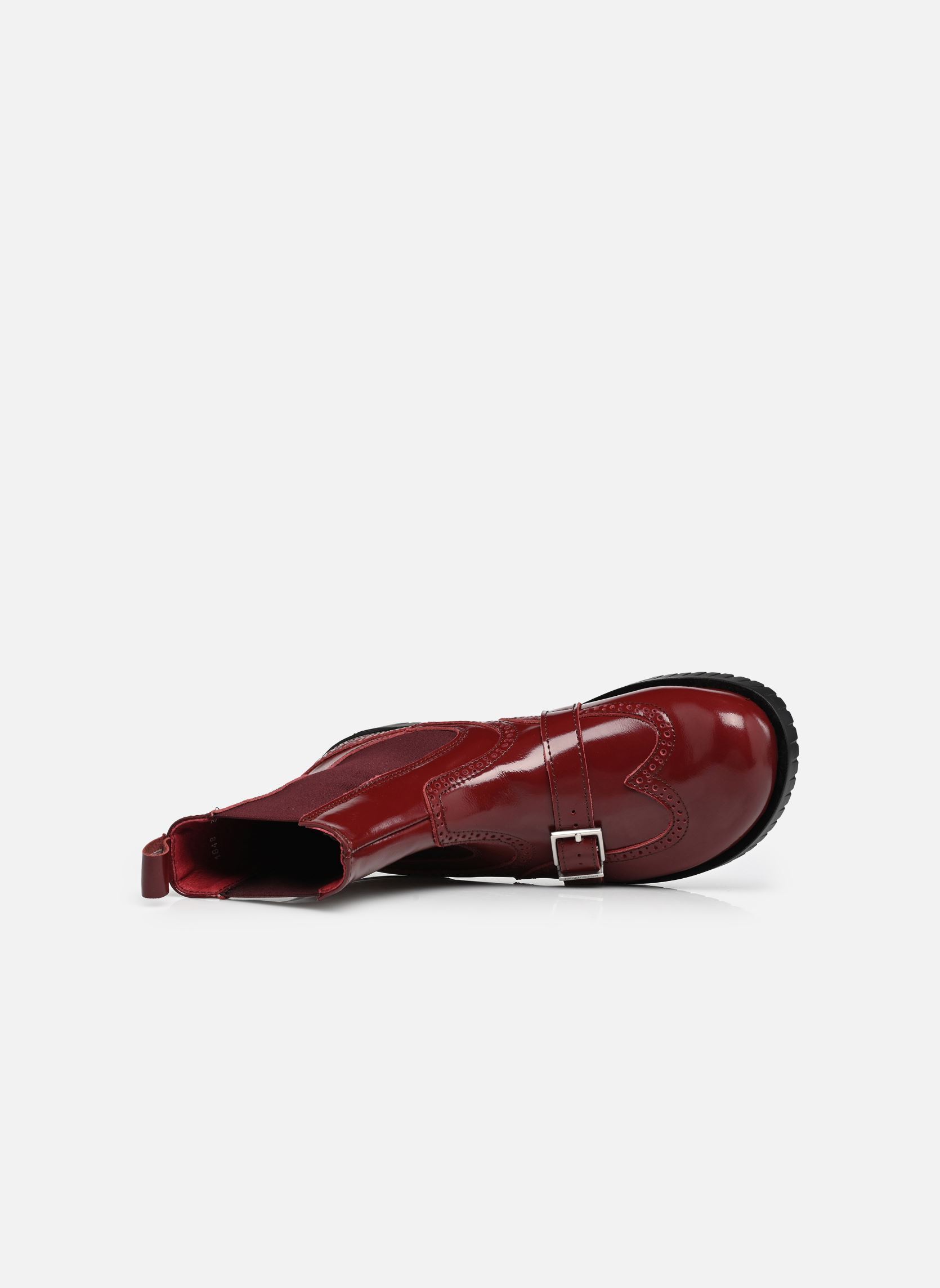 Enkellaarzen en boots OXFORD 1848 dames rood Art Enkellaarzen en boots OXFORD 1848 dames rood BURDEOS