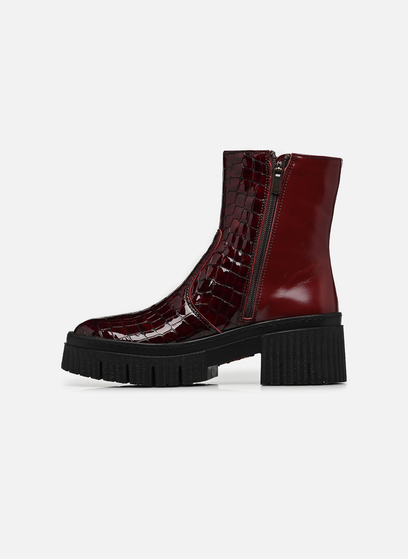 Enkellaarzen en boots YORK 1374 dames bordeaux Art Enkellaarzen en boots YORK 1374 dames bordeaux BURDEOS