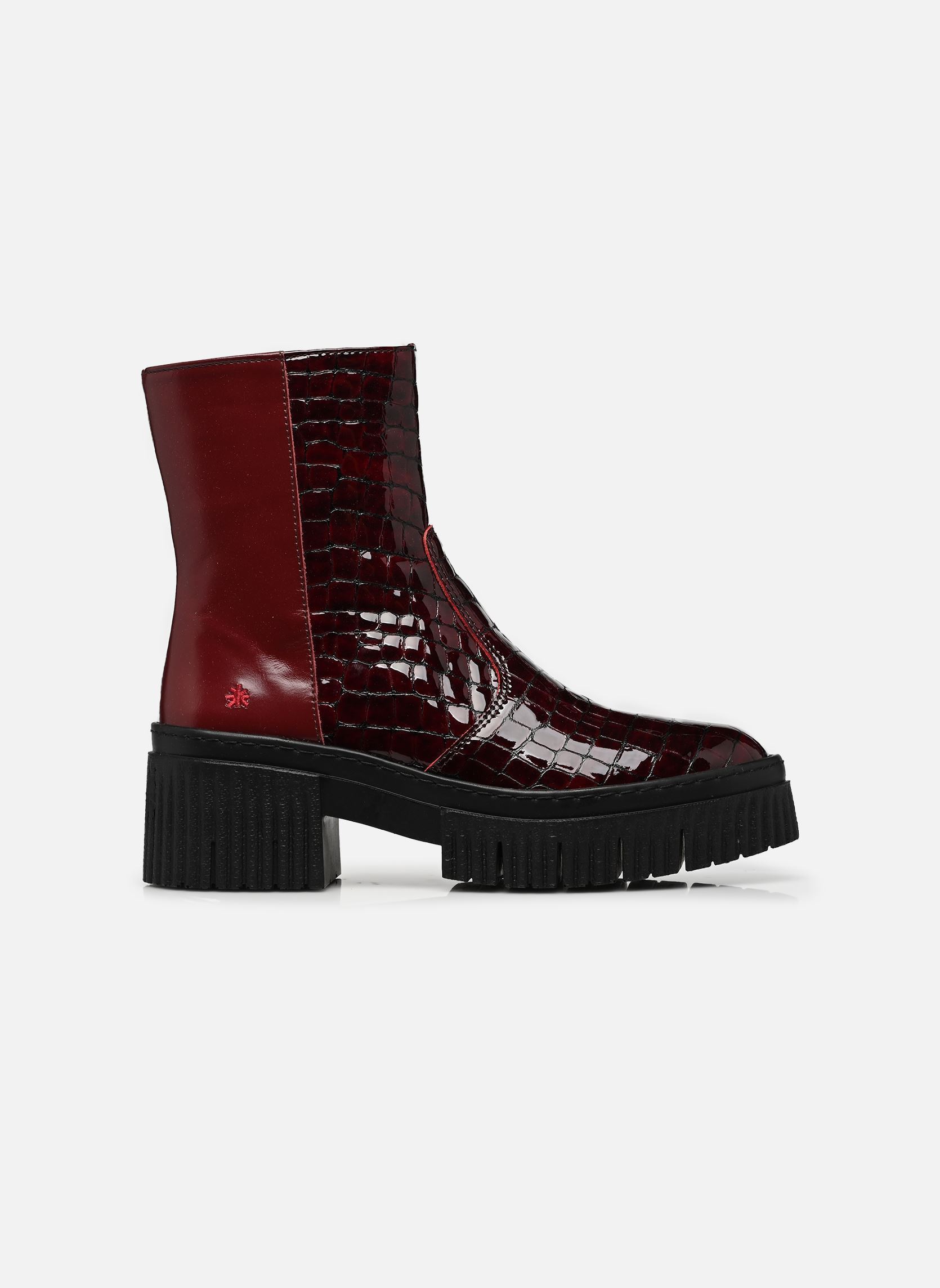 Enkellaarzen en boots YORK 1374 dames bordeaux Art Enkellaarzen en boots YORK 1374 dames bordeaux BURDEOS