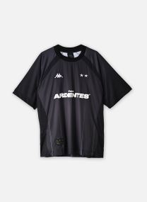 Polos AUTHENTIC KAI LES ARDENTES noir Kappa Polos AUTHENTIC KAI LES ARDENTES noir BLACK MEL - GREY MAZE