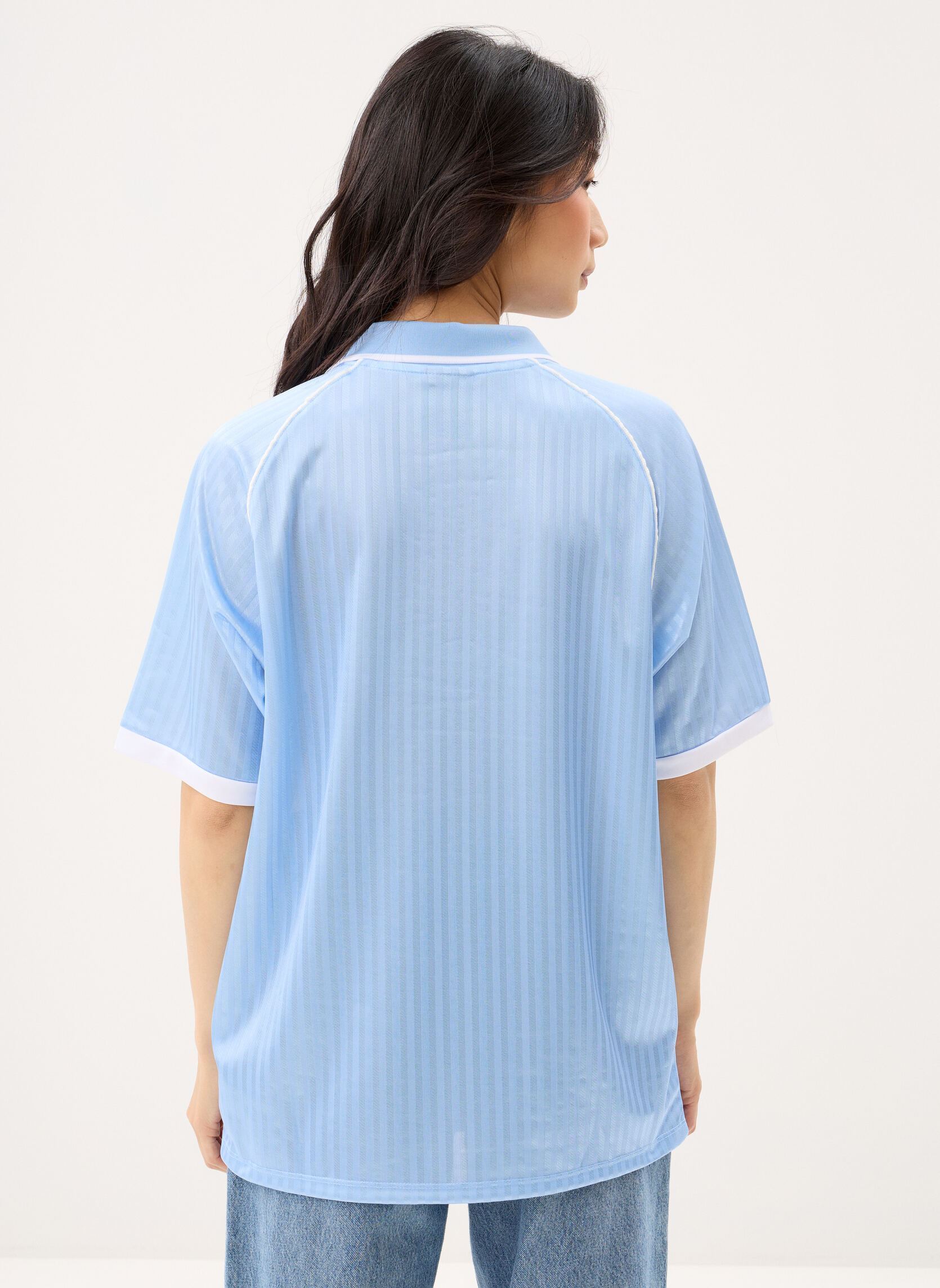 Polos AUTHENTIC MANAIA LES ARDENTES bleu Kappa Polos AUTHENTIC MANAIA LES ARDENTES bleu BLUE POWDER - WHITE
