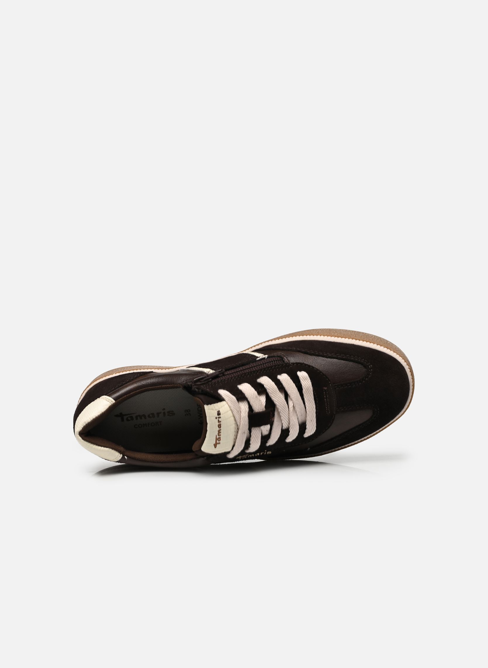Baskets basses 83709-47 femme marron Tamaris Comfort Baskets basses 83709-47 femme marron MOCCA/OFFWHITE