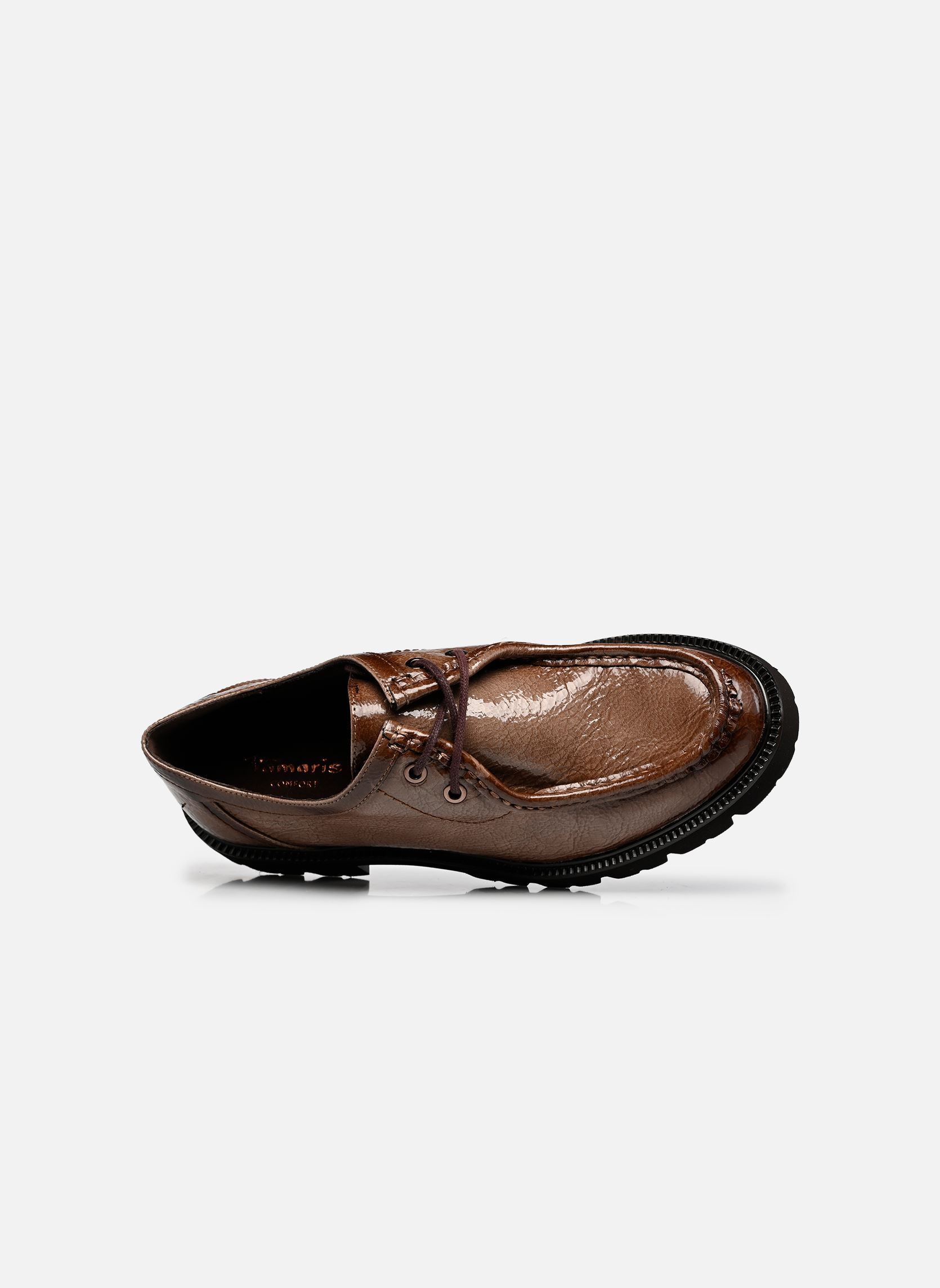 Schnürschuhe 83712-47 damen braun Tamaris Comfort Schnürschuhe 83712-47 damen braun STONE PATENT