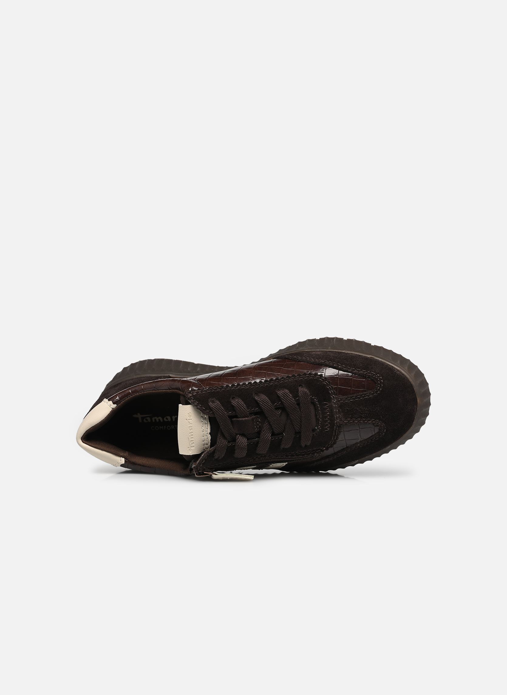 Lage sneakers 83729-45 dames bruin Tamaris Comfort Lage sneakers 83729-45 dames bruin MOCCA CROCO