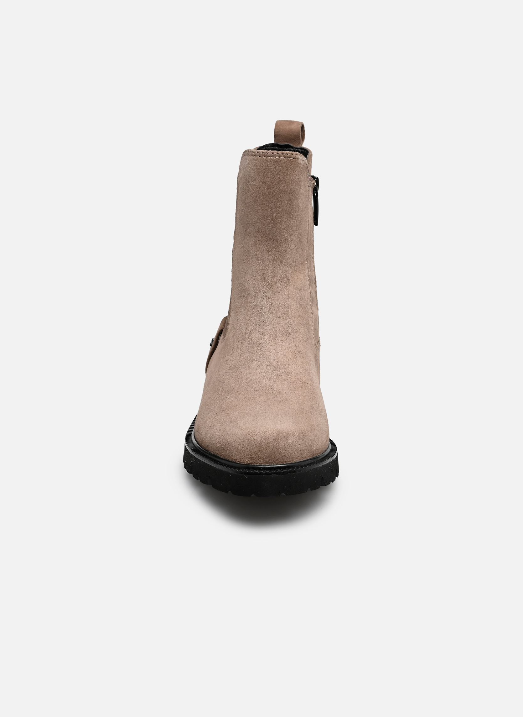 Enkellaarzen en boots 85402-47 dames grijs Tamaris Comfort Enkellaarzen en boots 85402-47 dames grijs TAUPE SUEDE
