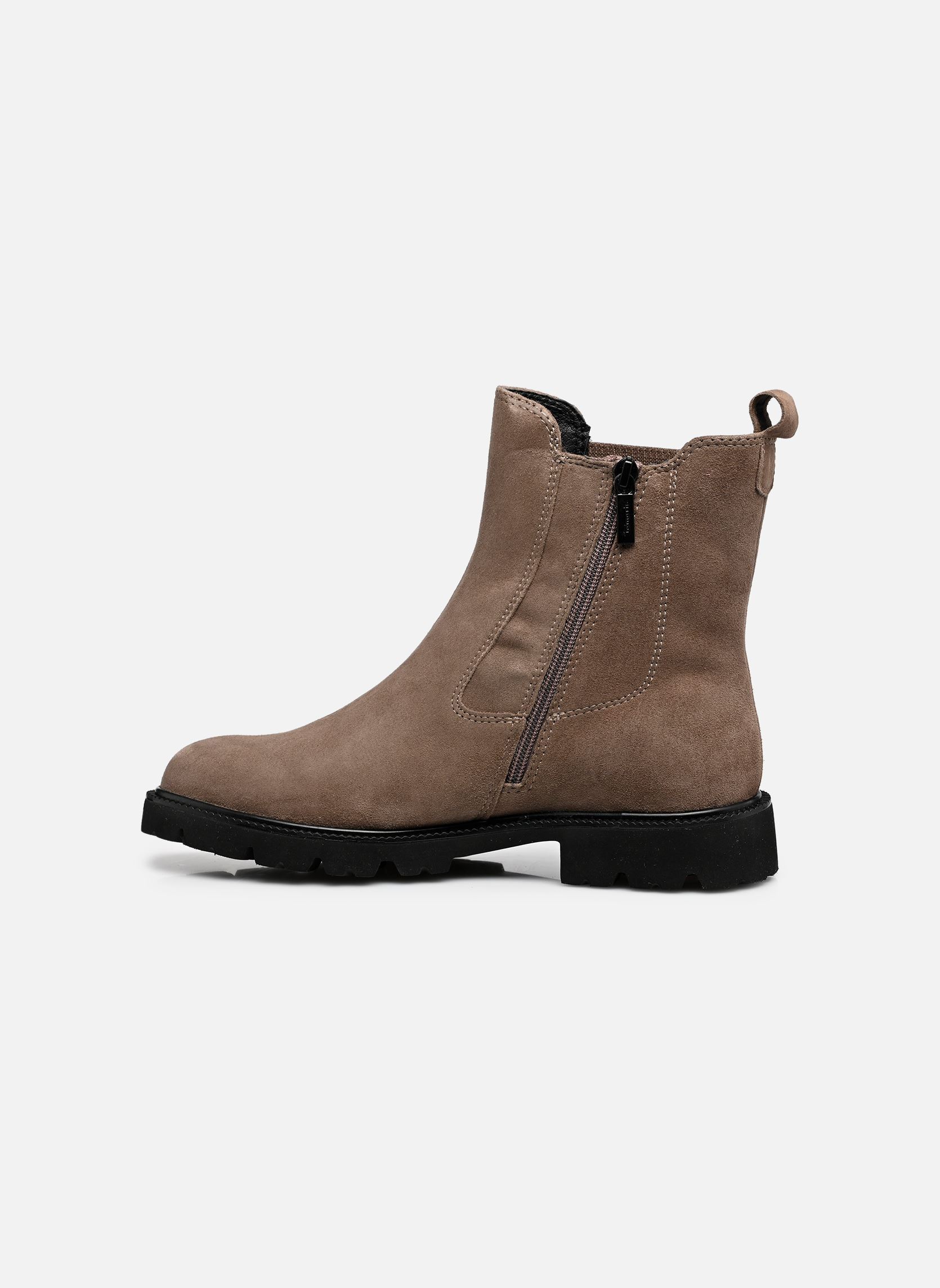 Enkellaarzen en boots 85402-47 dames grijs Tamaris Comfort Enkellaarzen en boots 85402-47 dames grijs TAUPE SUEDE