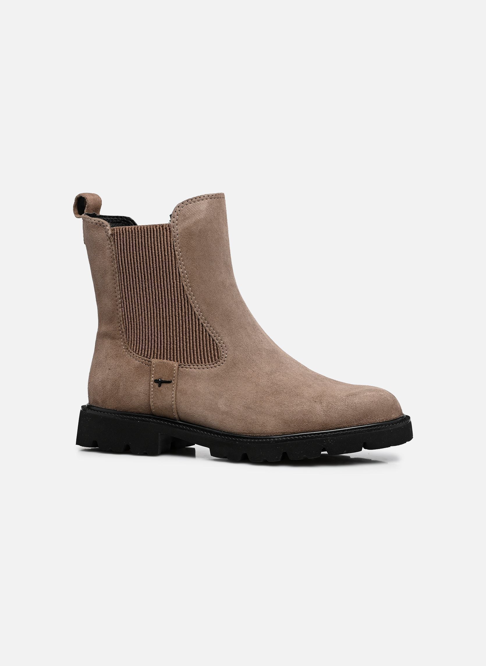 Enkellaarzen en boots 85402-47 dames grijs Tamaris Comfort Enkellaarzen en boots 85402-47 dames grijs TAUPE SUEDE
