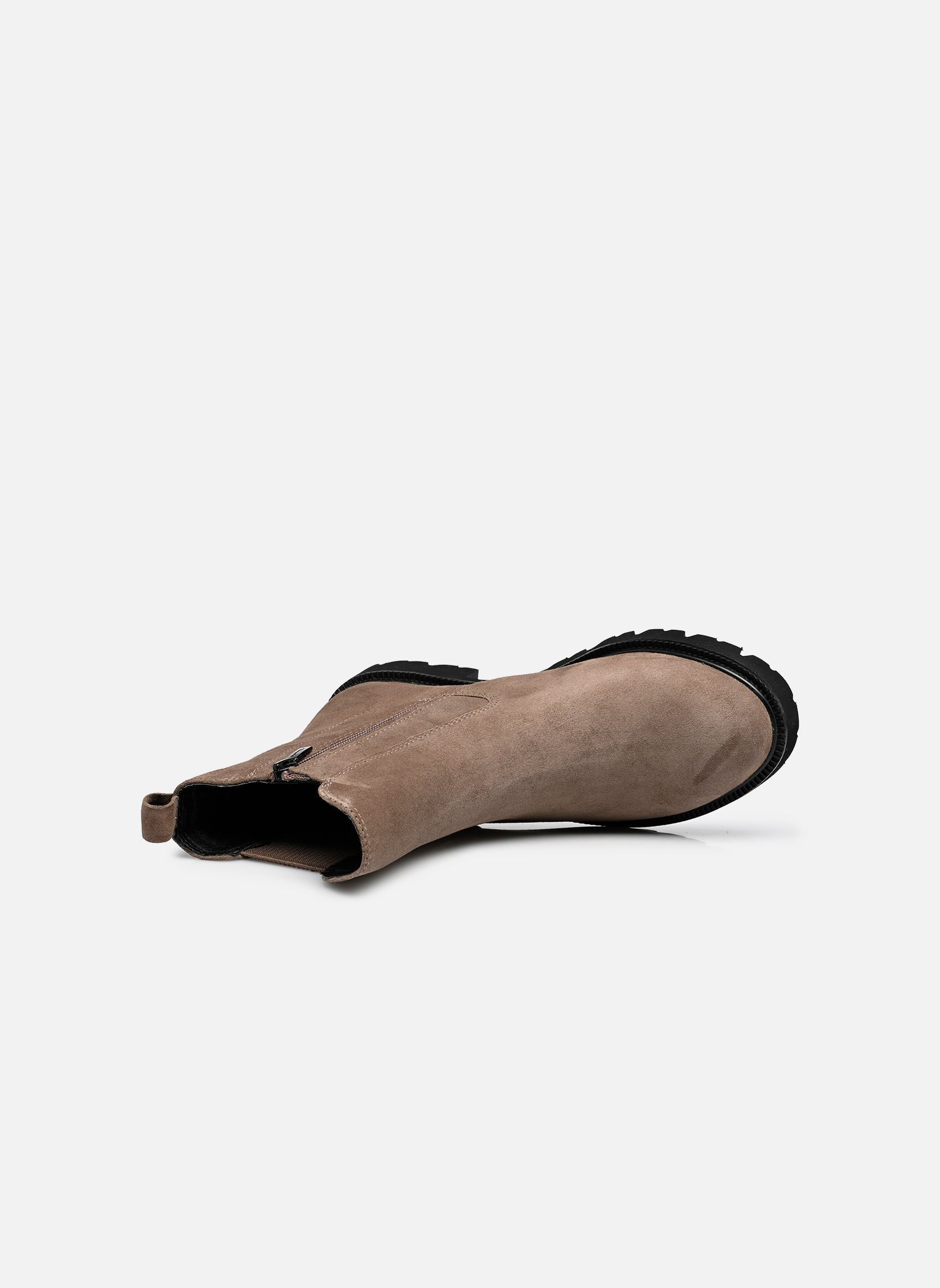 Enkellaarzen en boots 85402-47 dames grijs Tamaris Comfort Enkellaarzen en boots 85402-47 dames grijs TAUPE SUEDE
