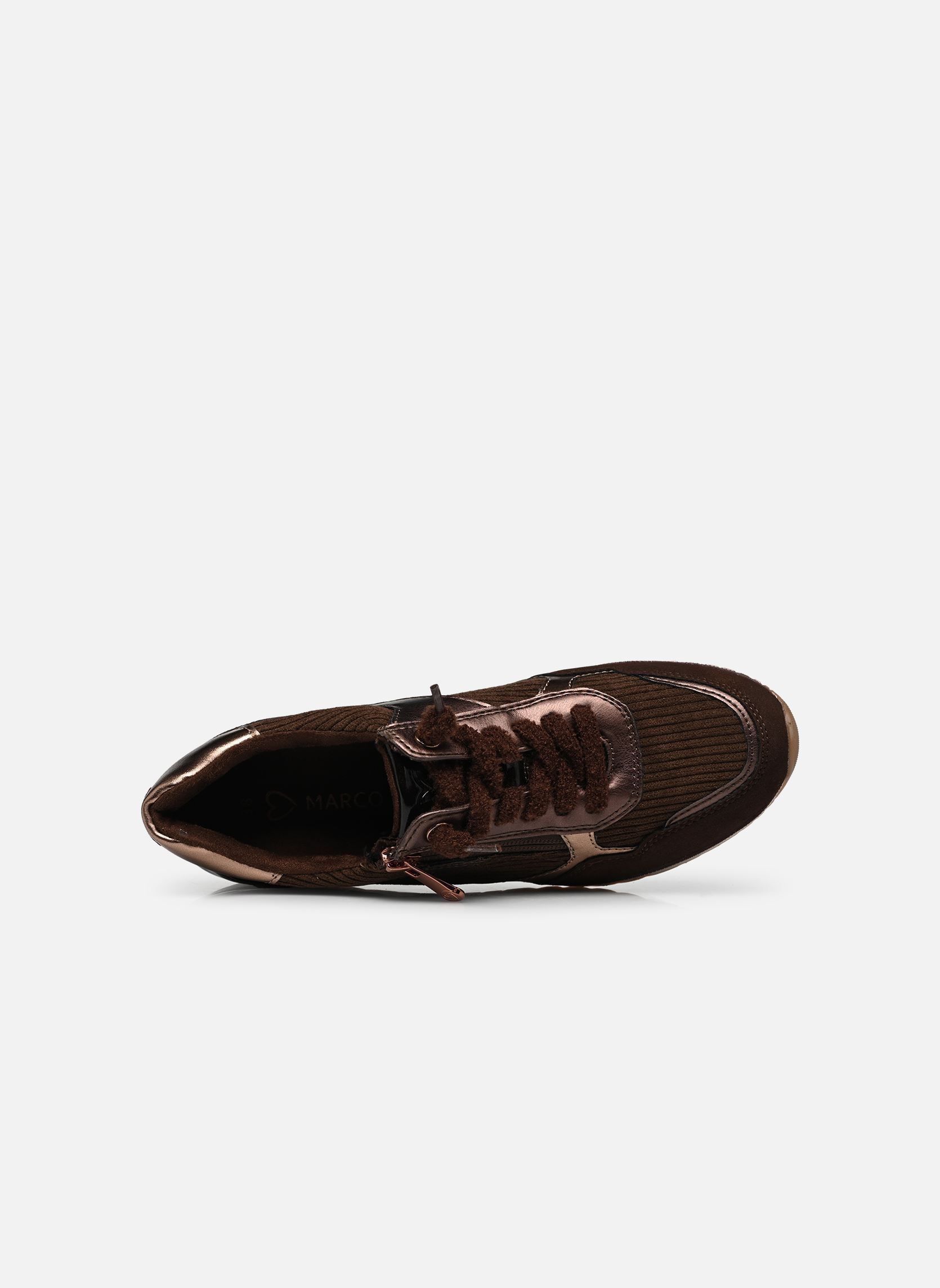 Baskets 23703-47 femme marron Marco Tozzi Baskets 23703-47 femme marron CHOCO COMB
