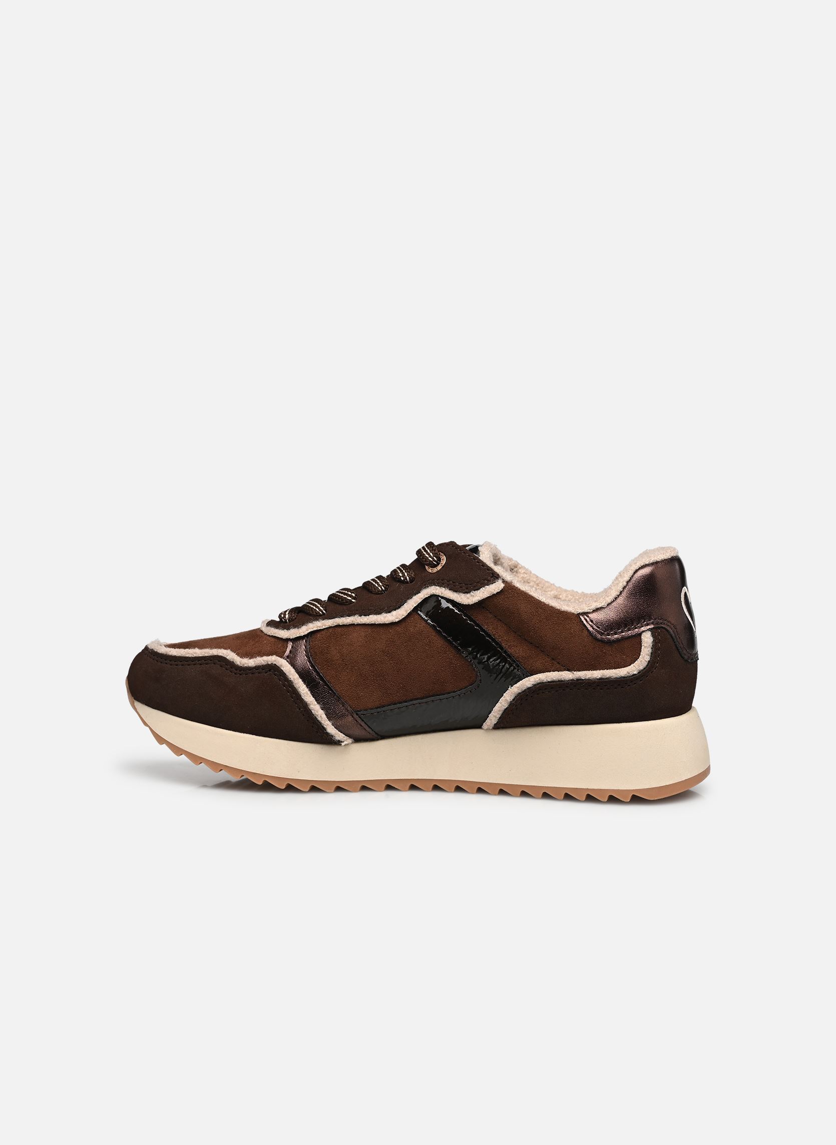 Baskets 23722-47 femme marron Marco Tozzi Baskets 23722-47 femme marron CHOCO COMB