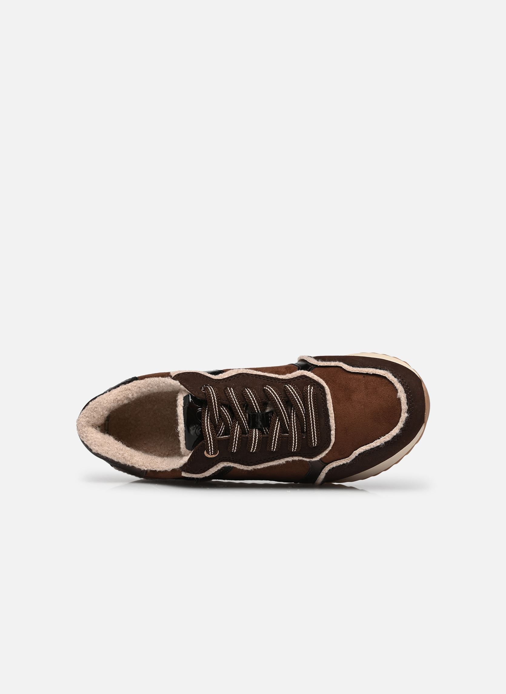Baskets 23722-47 femme marron Marco Tozzi Baskets 23722-47 femme marron CHOCO COMB
