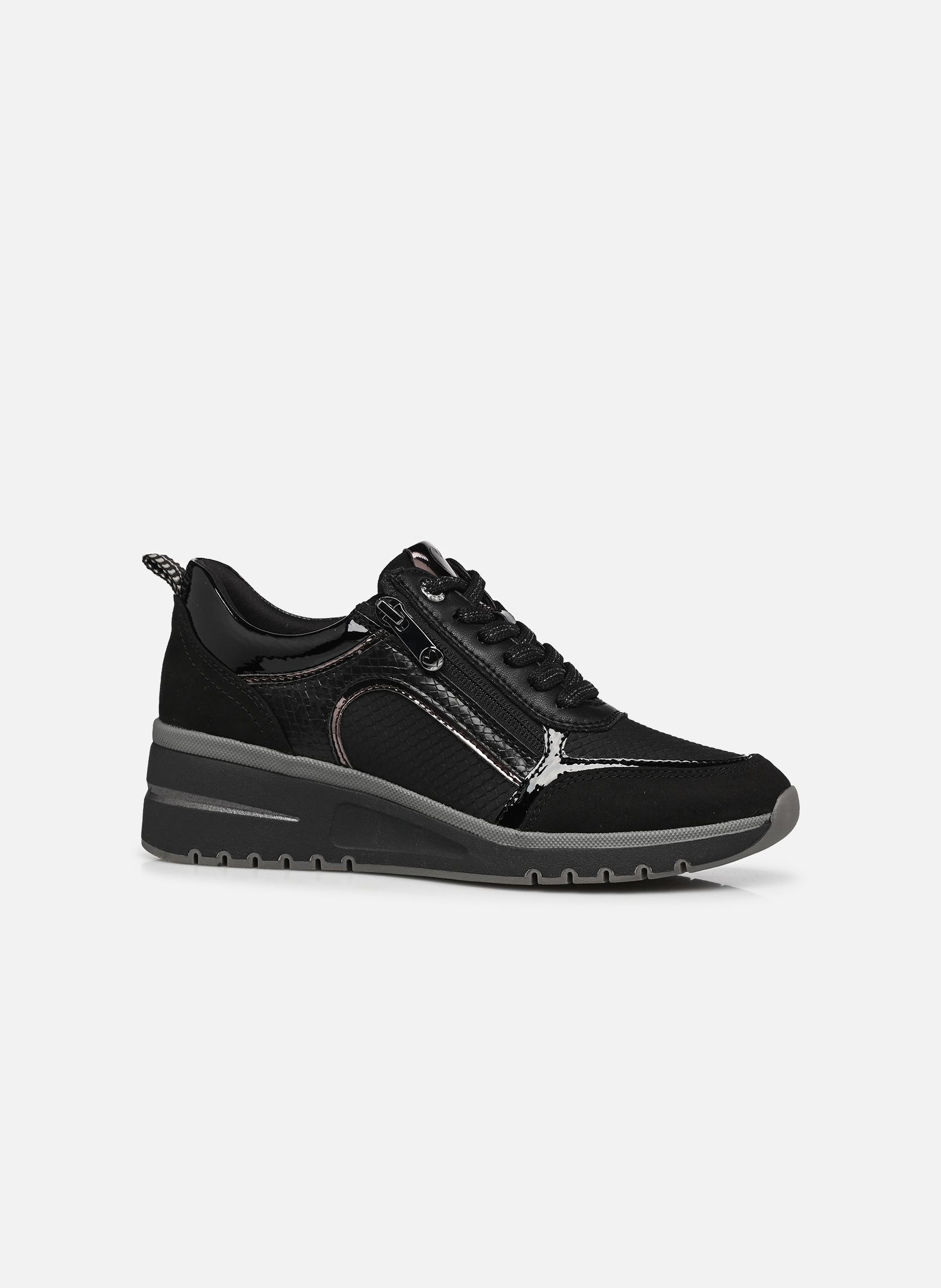 Baskets 23767-45 femme noir Marco Tozzi Baskets 23767-45 femme noir BLACK COMB
