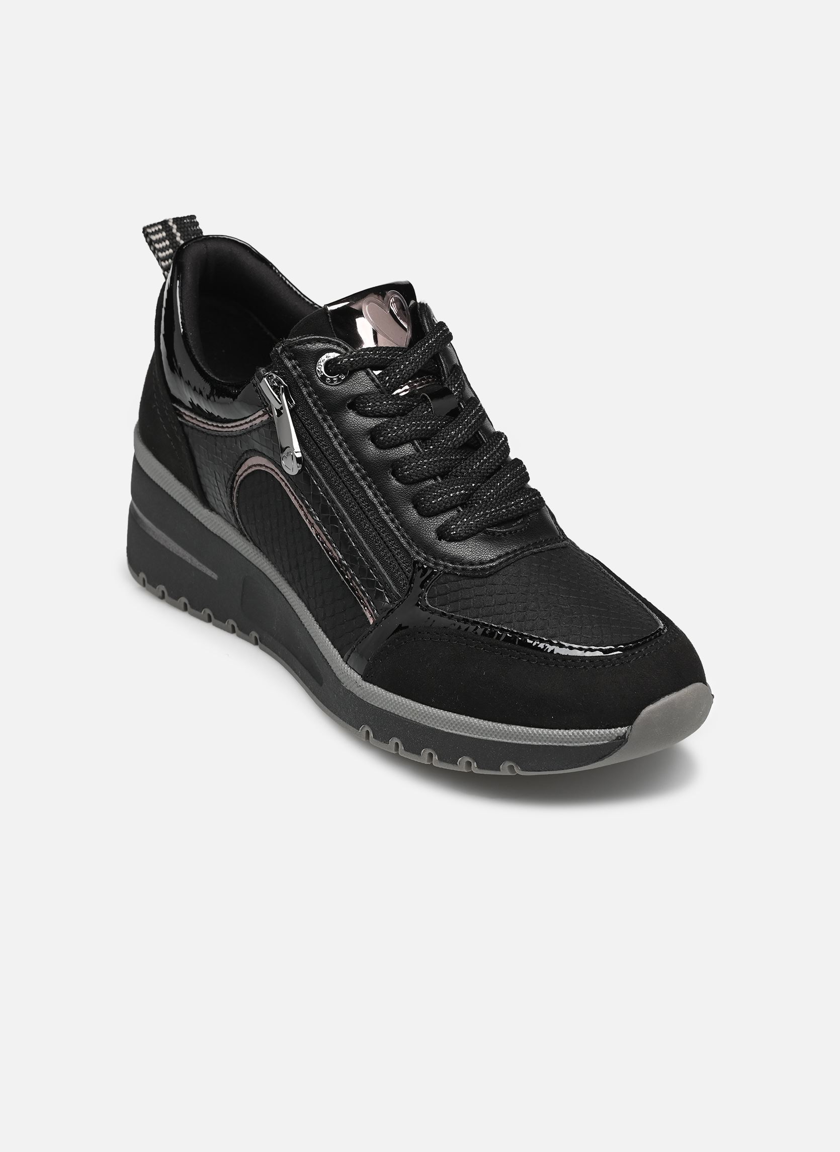 Baskets 23767-45 femme noir Marco Tozzi Baskets 23767-45 femme noir BLACK COMB