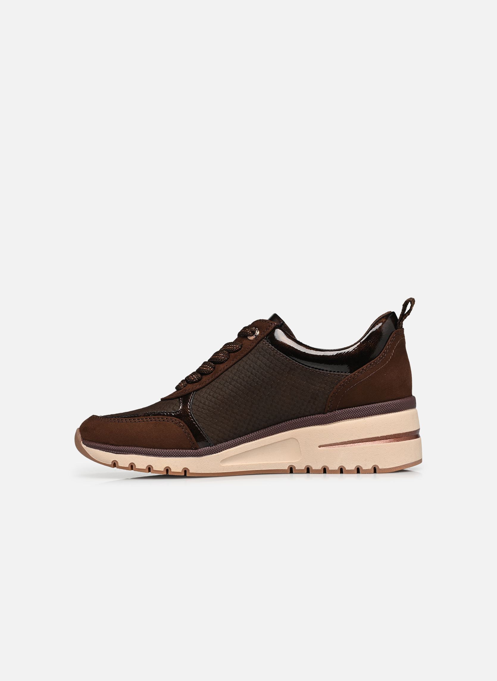 Baskets 23767-45 femme marron Marco Tozzi Baskets 23767-45 femme marron CHOCO COMB