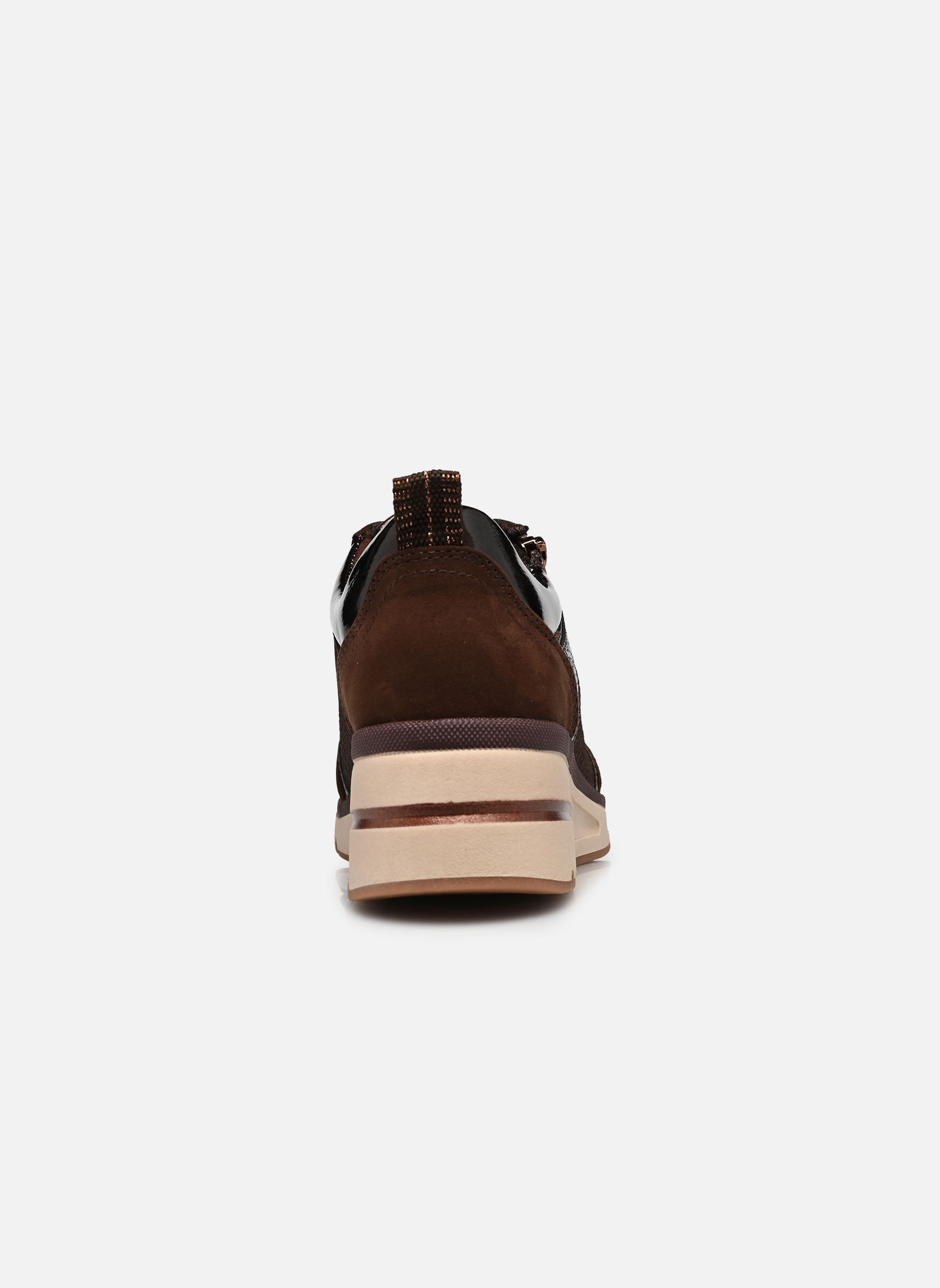 Baskets 23767-45 femme marron Marco Tozzi Baskets 23767-45 femme marron CHOCO COMB