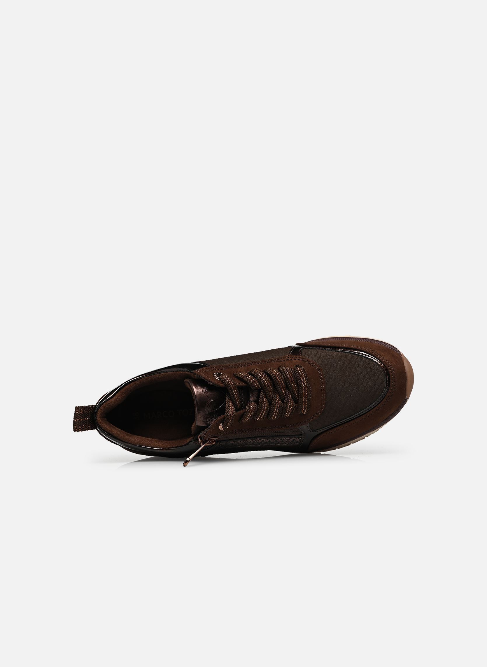Baskets 23767-45 femme marron Marco Tozzi Baskets 23767-45 femme marron CHOCO COMB