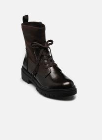 Enkellaarzen en boots 25267-47 dames bruin Marco Tozzi Enkellaarzen en boots 25267-47 dames bruin MOCCA PAT.COMB
