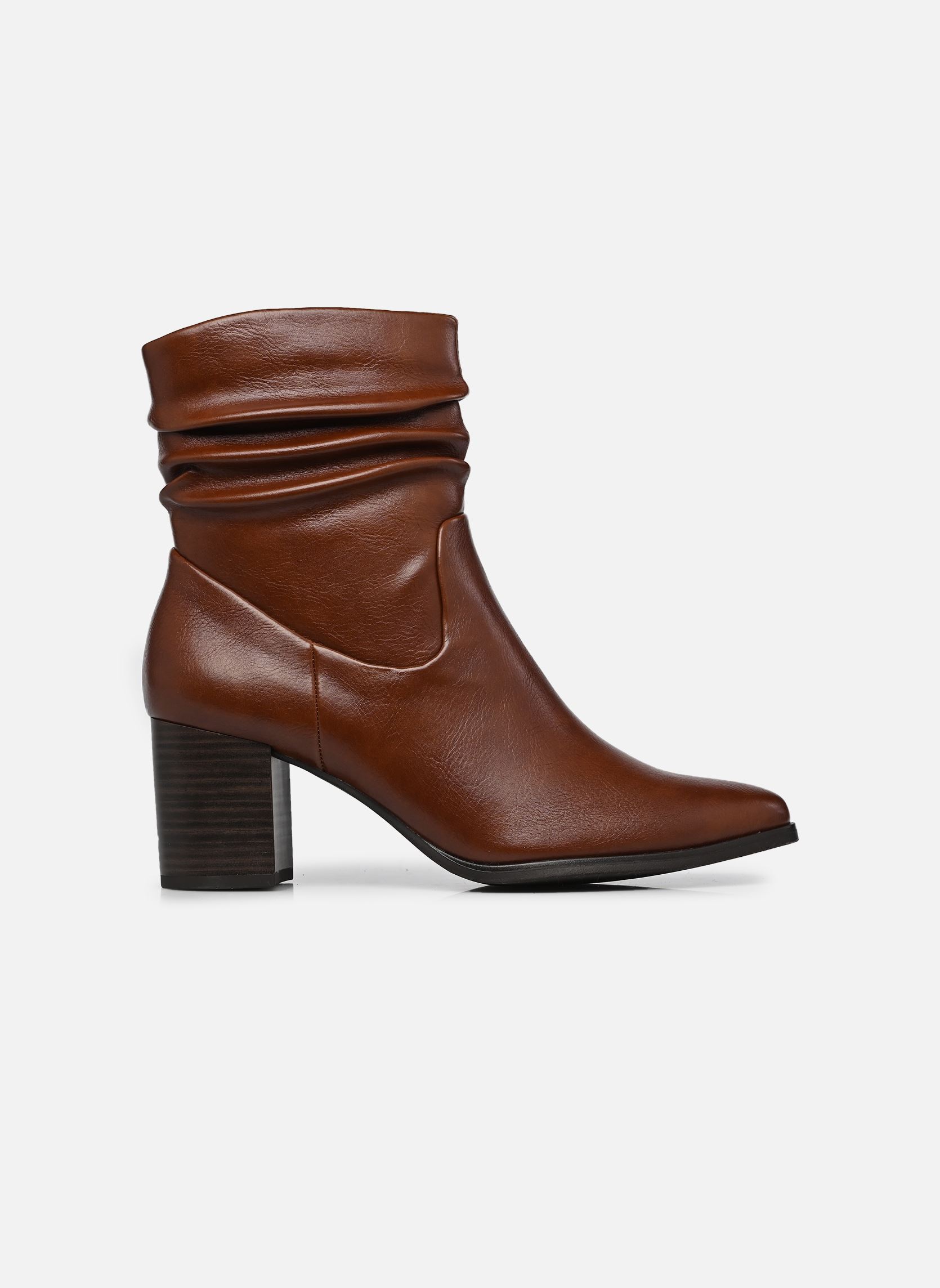 Enkellaarzen en boots 25335-43 dames bruin Marco Tozzi Enkellaarzen en boots 25335-43 dames bruin COGNAC