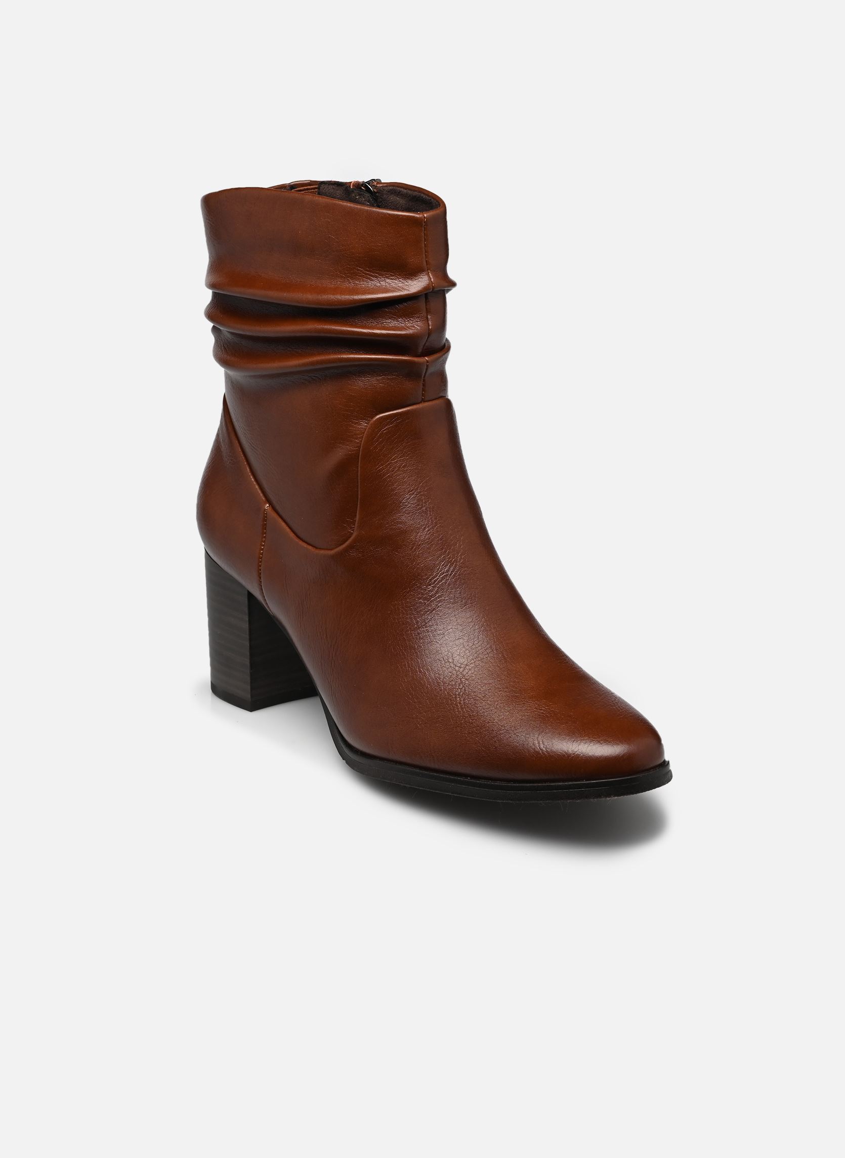 Enkellaarzen en boots 25335-43 dames bruin Marco Tozzi Enkellaarzen en boots 25335-43 dames bruin COGNAC