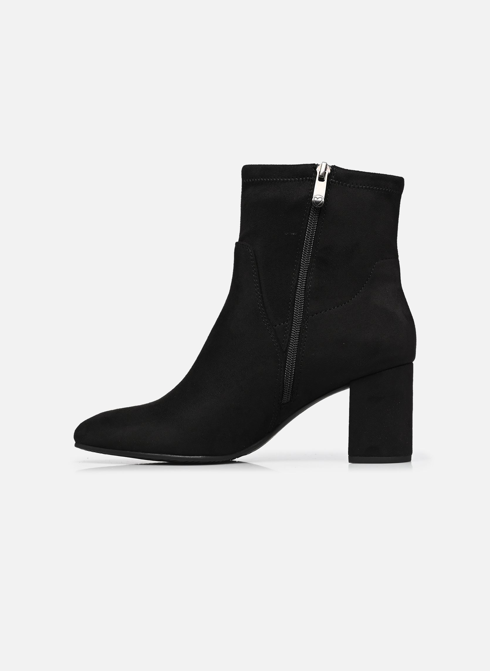 Enkellaarzen en boots 25369-47 dames zwart Marco Tozzi Enkellaarzen en boots 25369-47 dames zwart BLACK