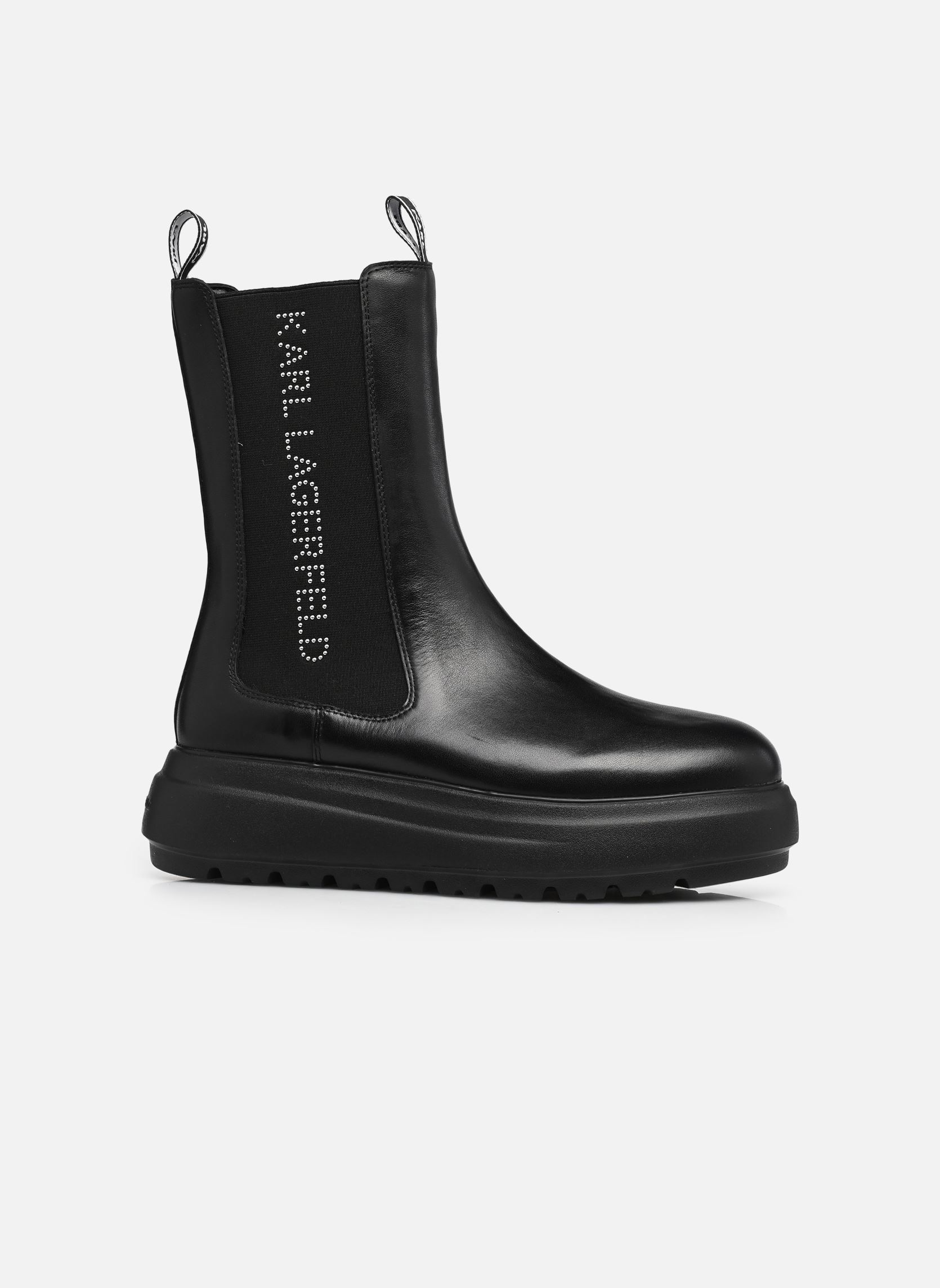 Enkellaarzen en boots KATYA Long Gore Studs Boot dames zwart Karl Lagerfeld Enkellaarzen en boots KATYA Long Gore Studs Boot dames zwart BLACK LTHR