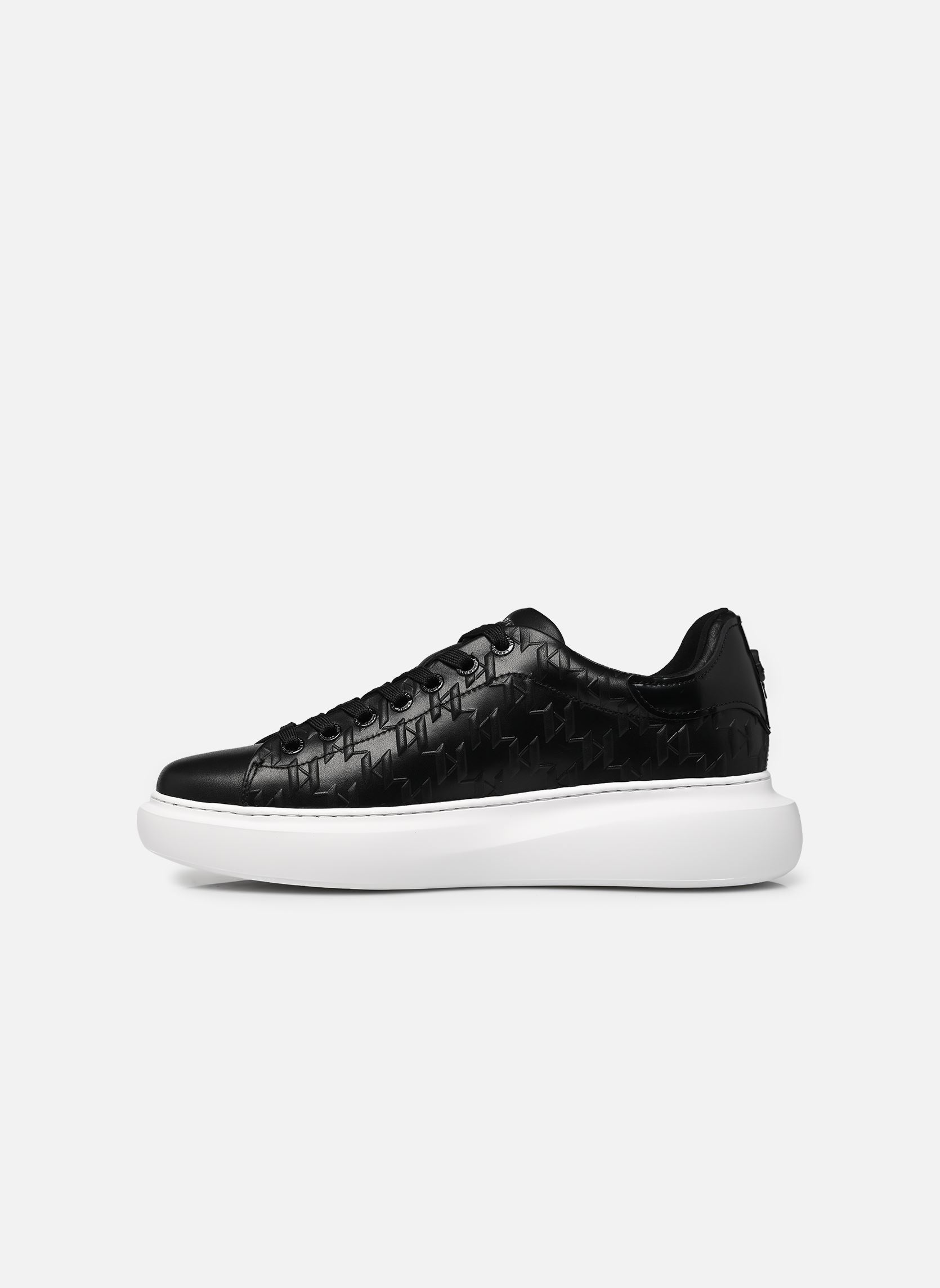 Sneaker KORE Monogram Emboss Lo herren schwarz Karl Lagerfeld Sneaker KORE Monogram Emboss Lo herren schwarz BLACK LTHR